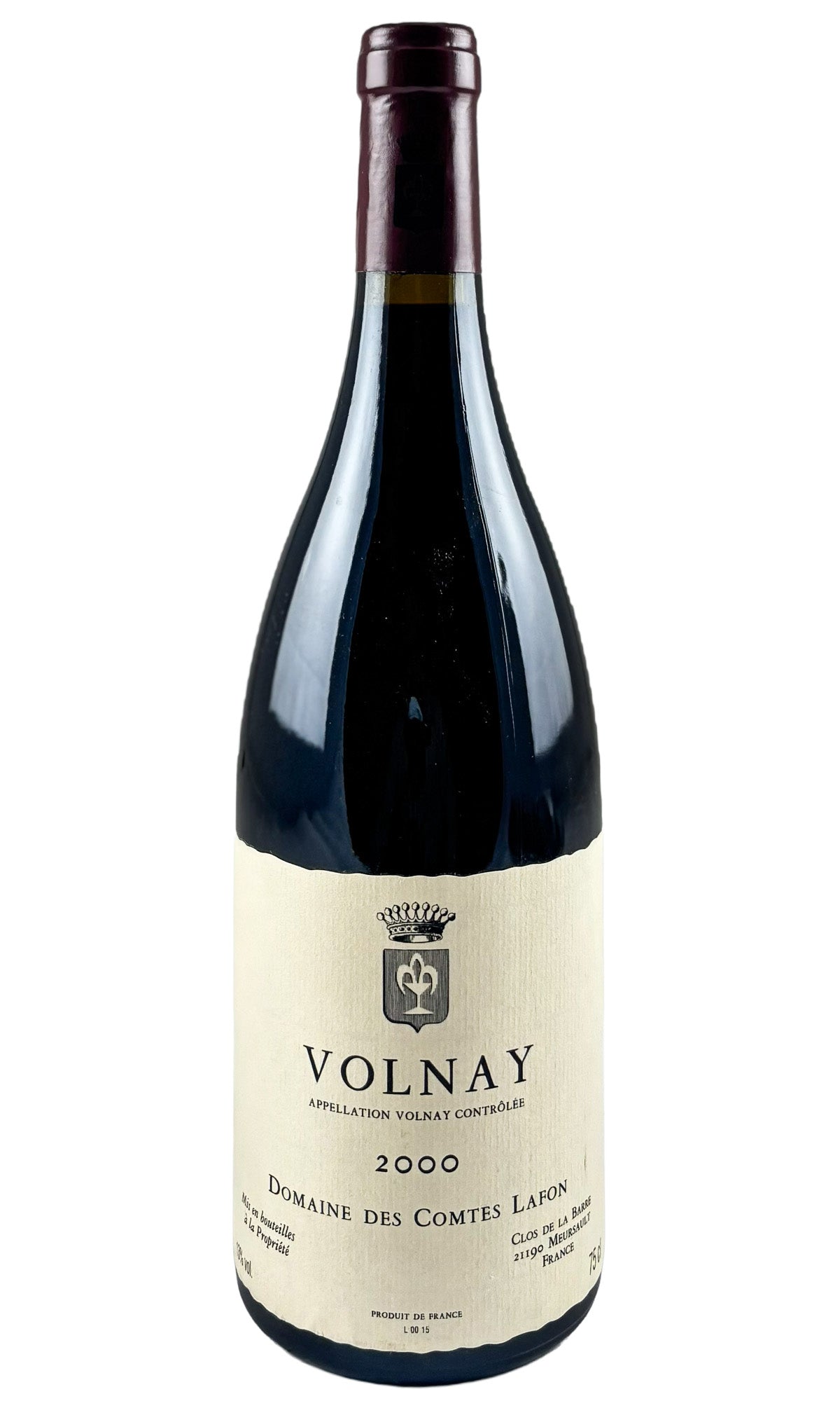 Bottle of Domaine des Comtes Lafon, Volnay, 2000 - Red Wine - Flatiron Wines & Spirits - New York