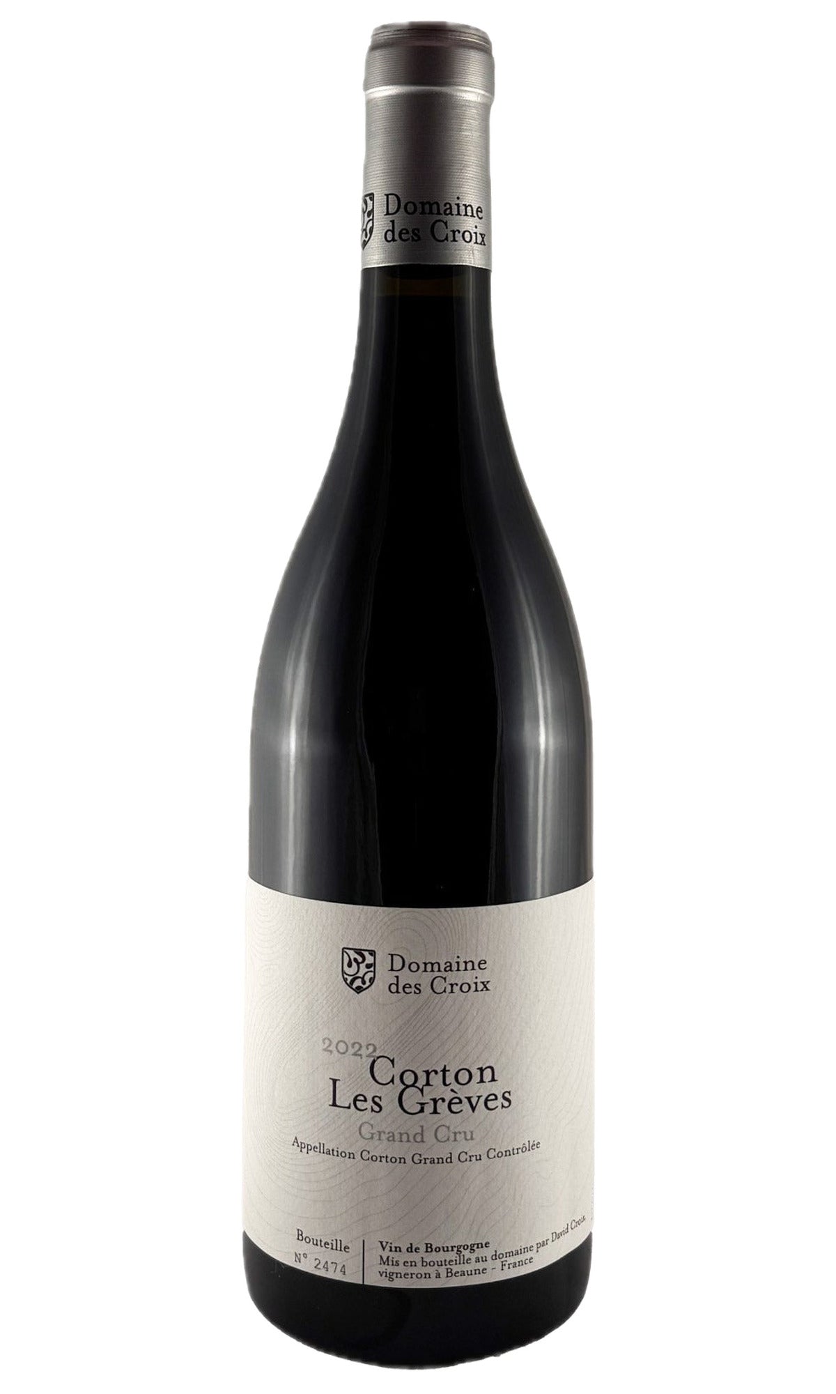 Bottle of Domaine des Croix, Corton Grand Cru "Les Greves", 2022 - Red Wine - Flatiron Wines & Spirits - New York