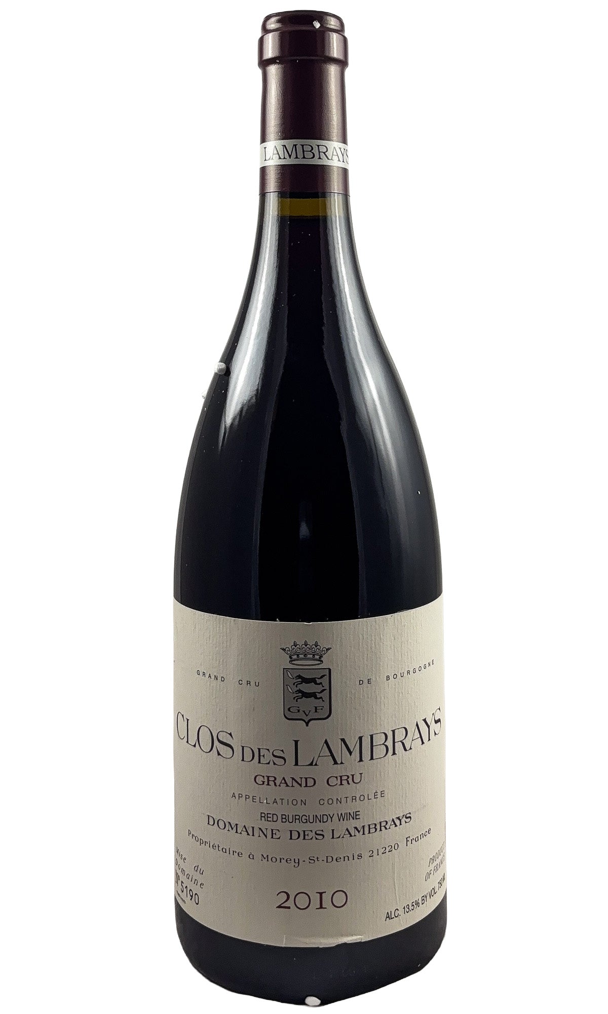 Bottle of Domaine des Lambrays, Clos des Lambrays, 2010 - Red Wine - Flatiron Wines & Spirits - New York