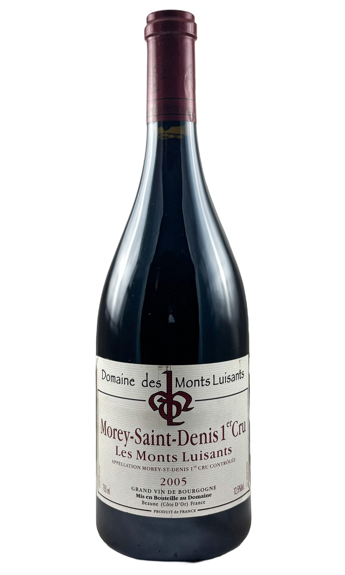 Bottle of Domaine des Monts Luisants, Morey Saint Denis 1er Cru Les Monts Luisants, 2005 - Red Wine - Flatiron Wines & Spirits - New York