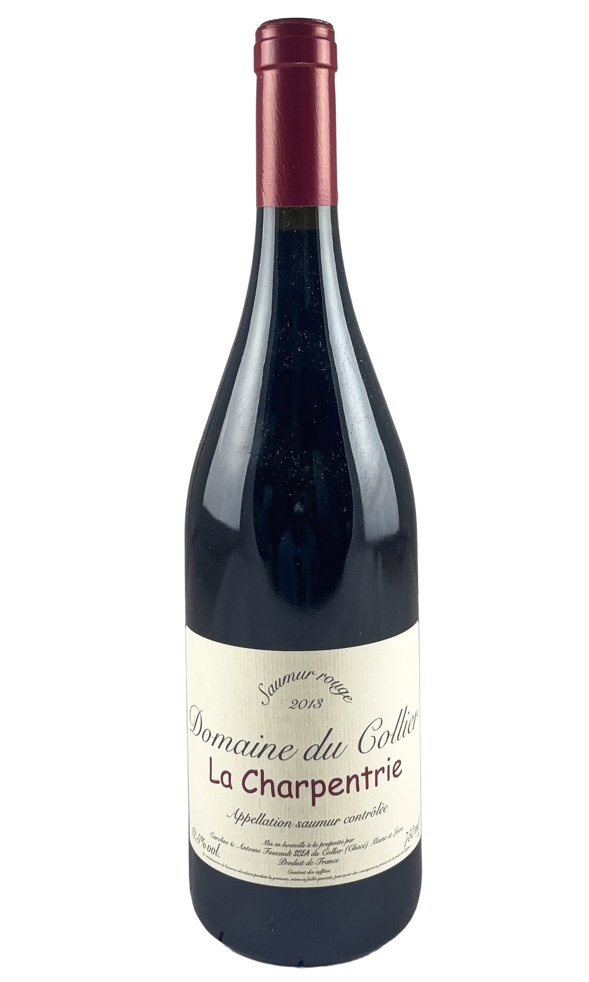 Bottle of Domaine du Collier, Saumur-Champigny Charpentrie Rouge, 2013 - Red Wine - Flatiron Wines & Spirits - New York
