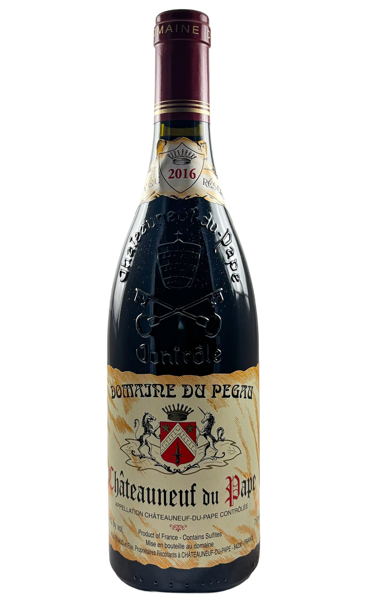 Bottle of Domaine du Pegau, Chateauneuf du Pape Cuvee Reservee, 2016 - Red Wine - Flatiron Wines & Spirits - New York