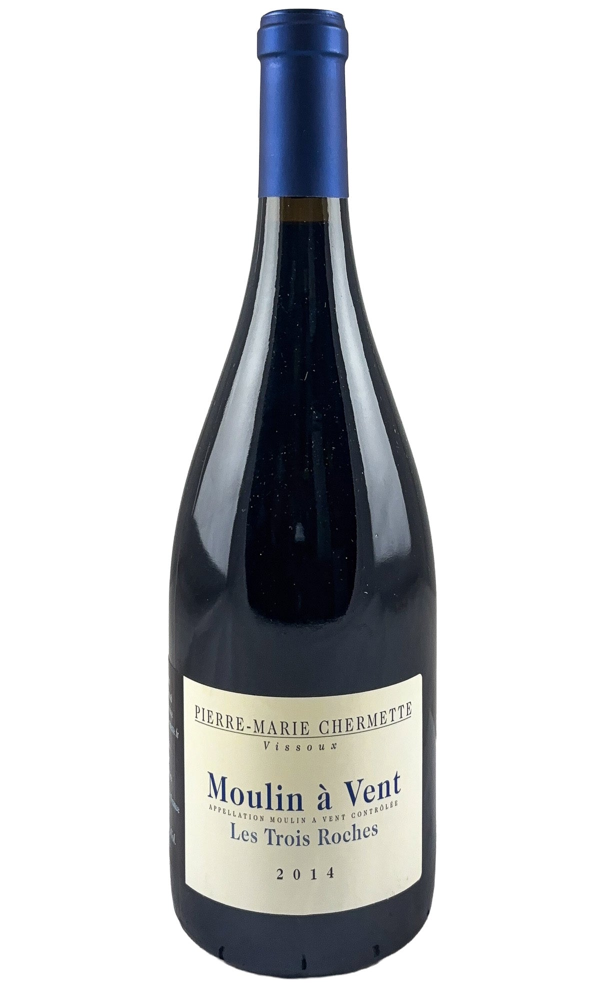 Bottle of Domaine du Vissoux (Pierre-Marie Chermette), Moulin-a-Vent Trois Roches, 2014 - Red Wine - Flatiron Wines & Spirits - New York