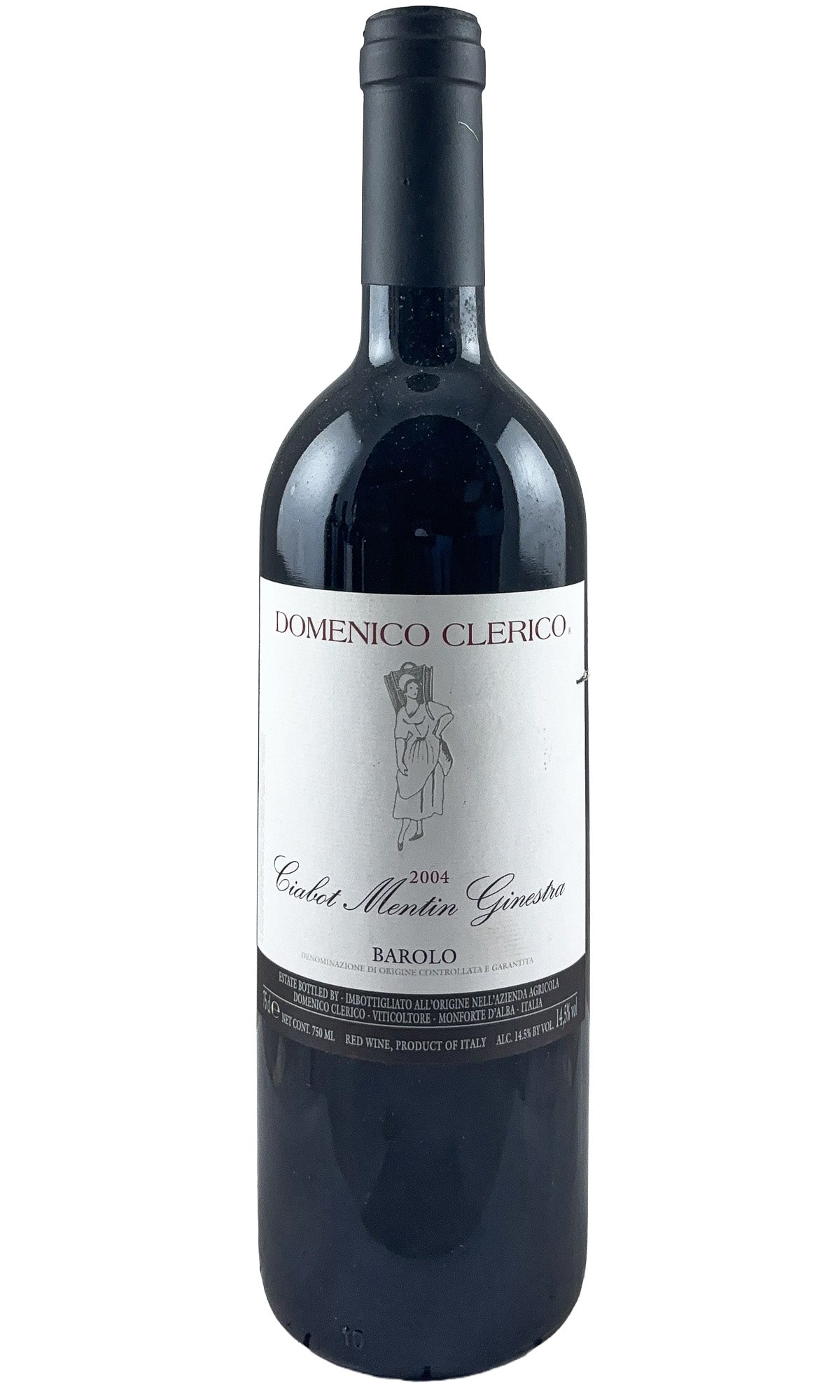 Bottle of Domenico Clerico, Barolo Ciabot Mentin, 2004 - Red Wine - Flatiron Wines & Spirits - New York