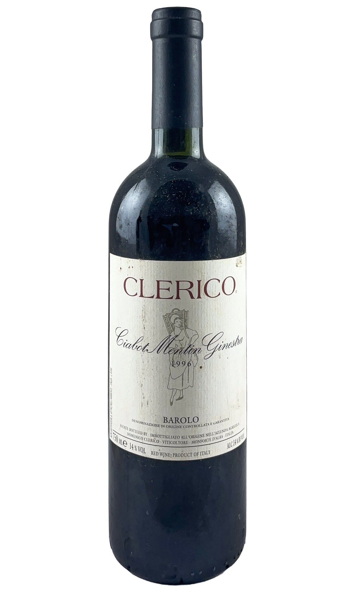 Bottle of Domenico Clerico, Barolo Ciabot Mentin Ginestra, 1996 - Red Wine - Flatiron Wines & Spirits - New York