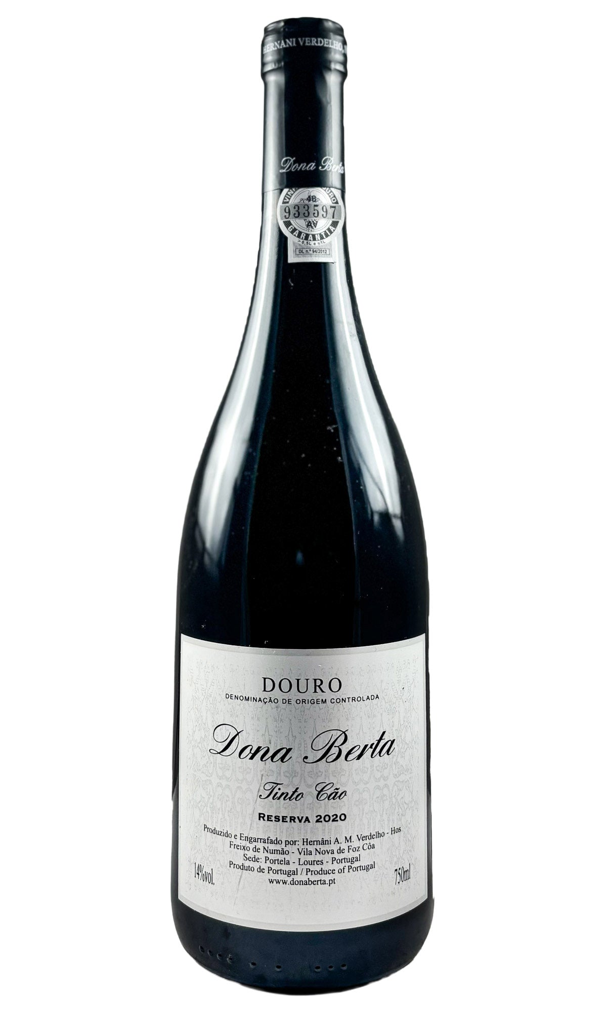 Bottle of Dona Berta, Tinto Cao Reserva, 2020 - Red Wine - Flatiron Wines & Spirits - New York