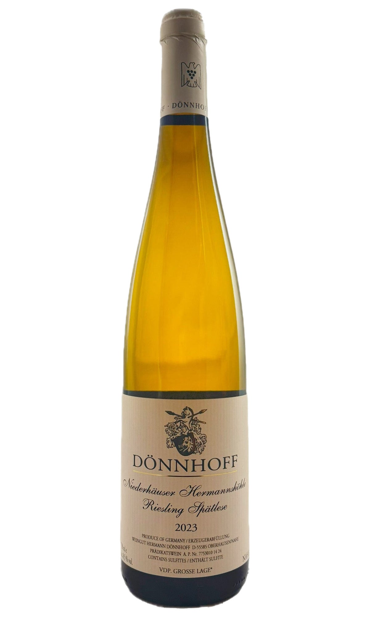 Bottle of Donnhoff, Riesling Niederhauser Hermannshohle Spatlese, 2023 - White Wine - Flatiron Wines & Spirits - New York