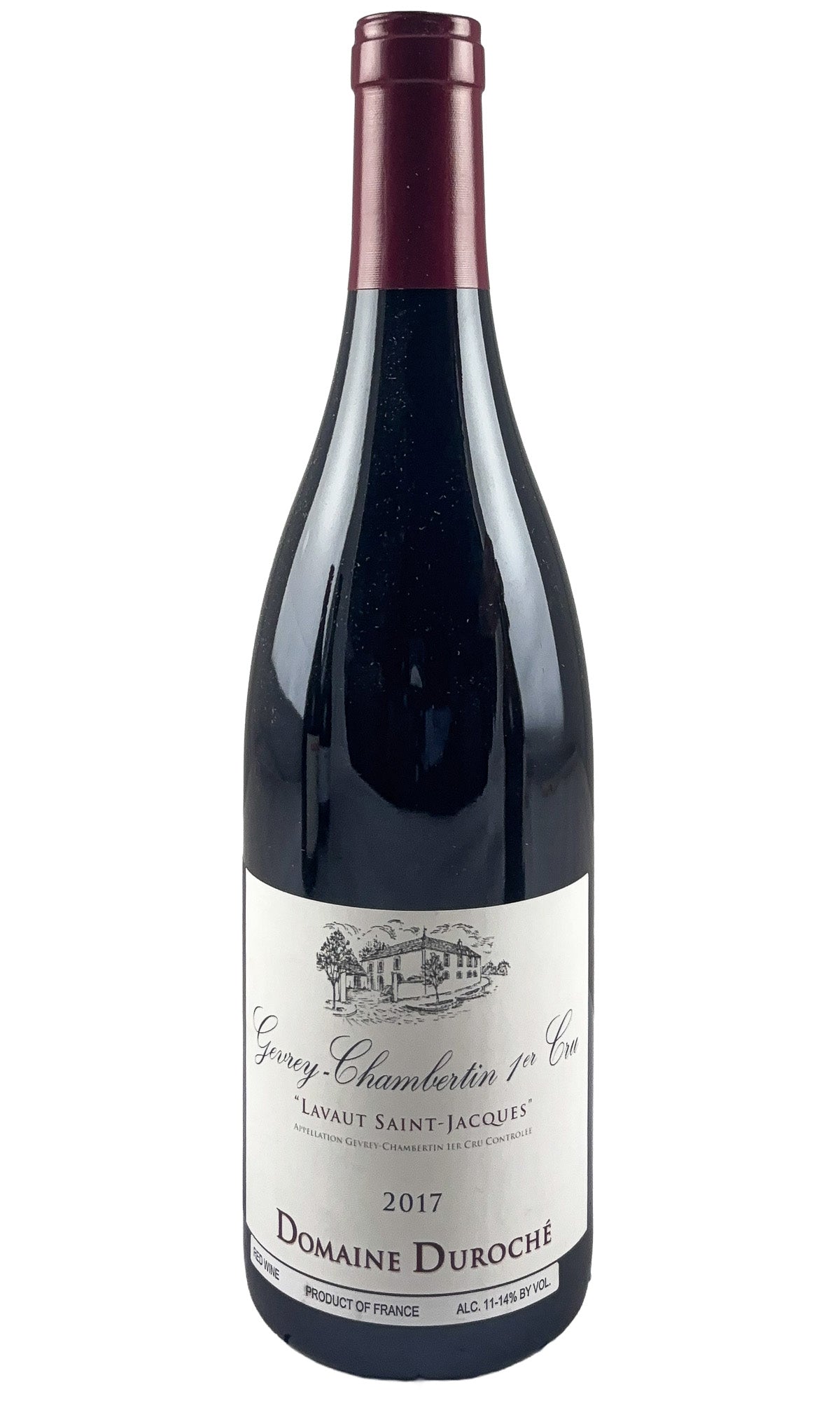Bottle of Duroche, Gevrey-Chambertin 1er Cru Lavaut Saint-Jacques, 2017 - Red Wine - Flatiron Wines & Spirits - New York