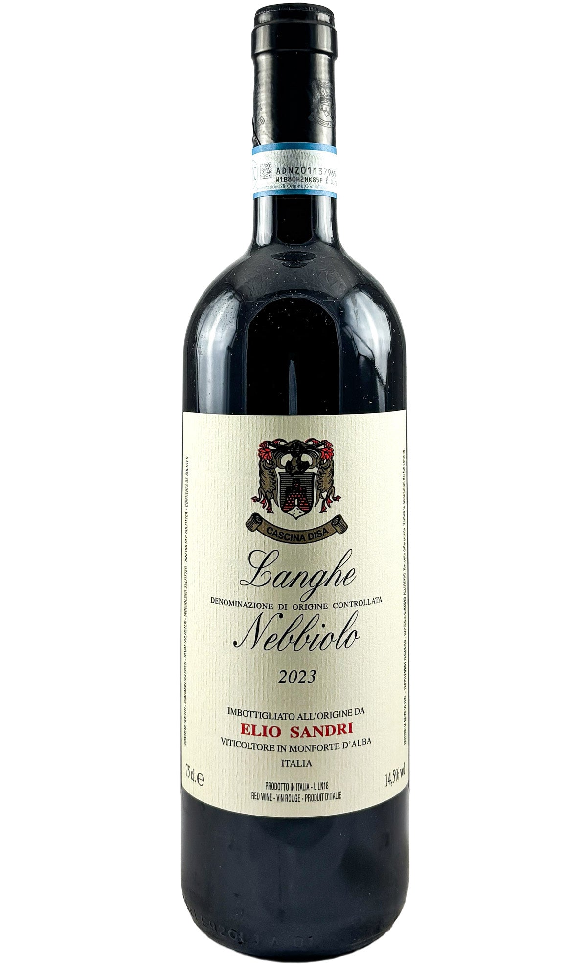 Bottle of Elio Sandri, Langhe Nebbiolo, 2023 - Red Wine - Flatiron Wines & Spirits - New York
