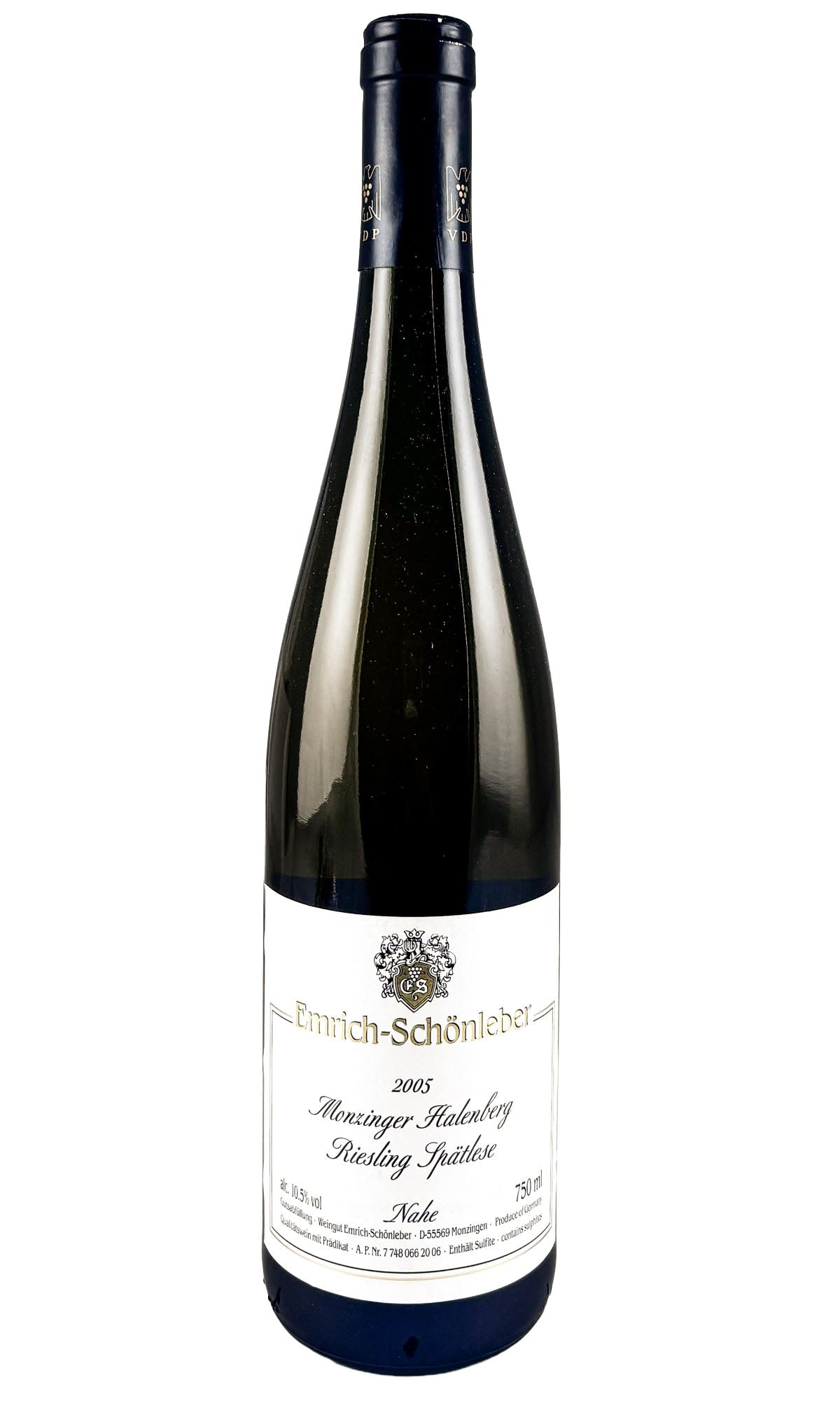Bottle of Emrich-Schonleber, Monziner Halenberg Riesling Spätlese, 2005 - White Wine - Flatiron Wines & Spirits - New York