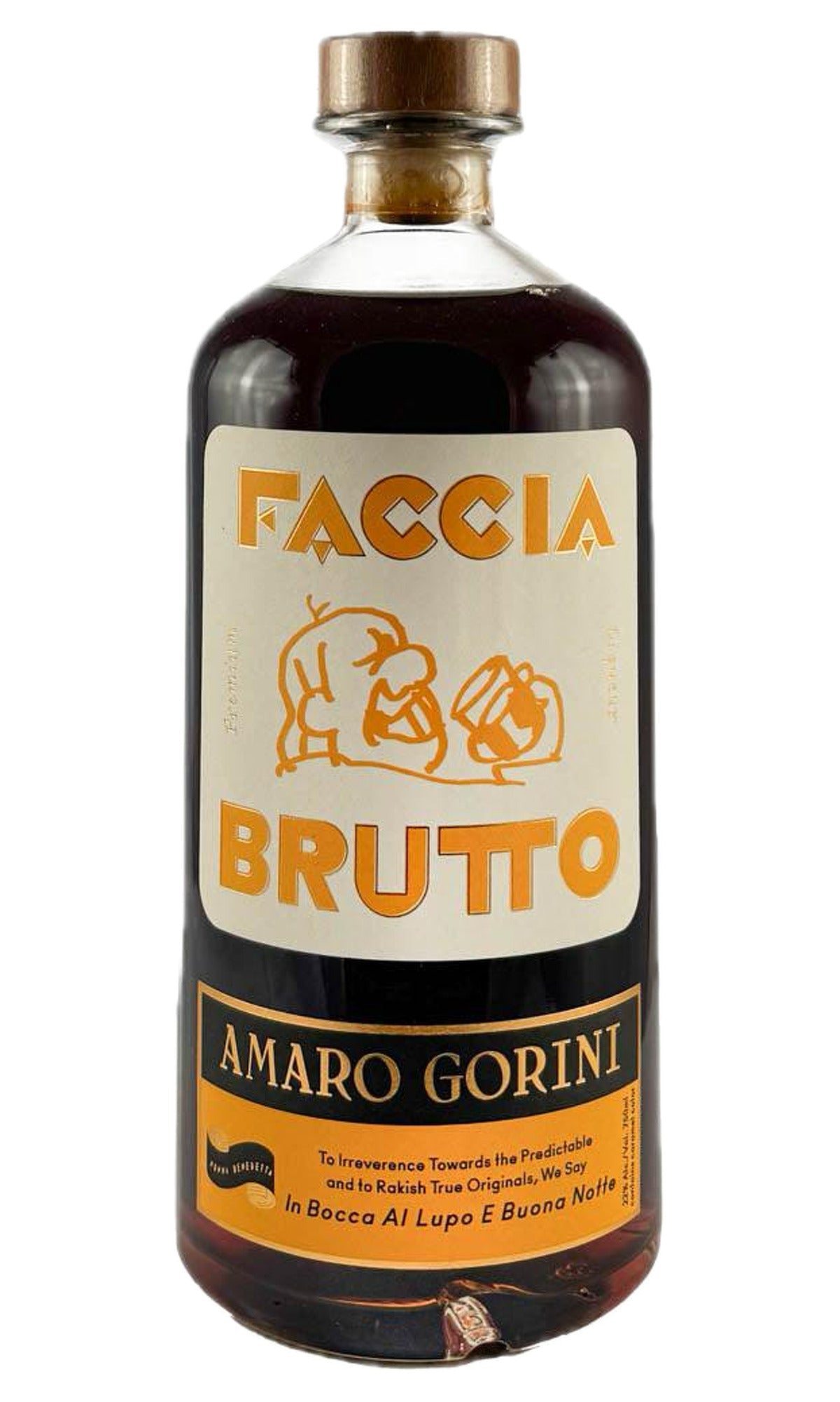 Bottle of Faccia Brutto, Gorini Amaro, NV - Spirit - Flatiron Wines & Spirits - New York