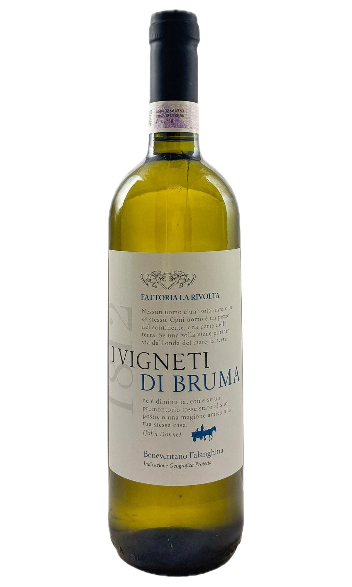 Bottle of Fattoria La Rivolta, I Vigneti di Bruma Falanghina, 2024 - White Wine - Flatiron Wines & Spirits - New York