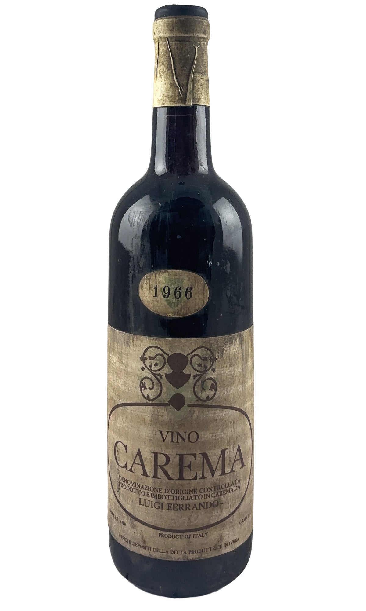 Bottle of Ferrando, Carema Etichetta Bianca, 1966 - Red Wine - Flatiron Wines & Spirits - New York