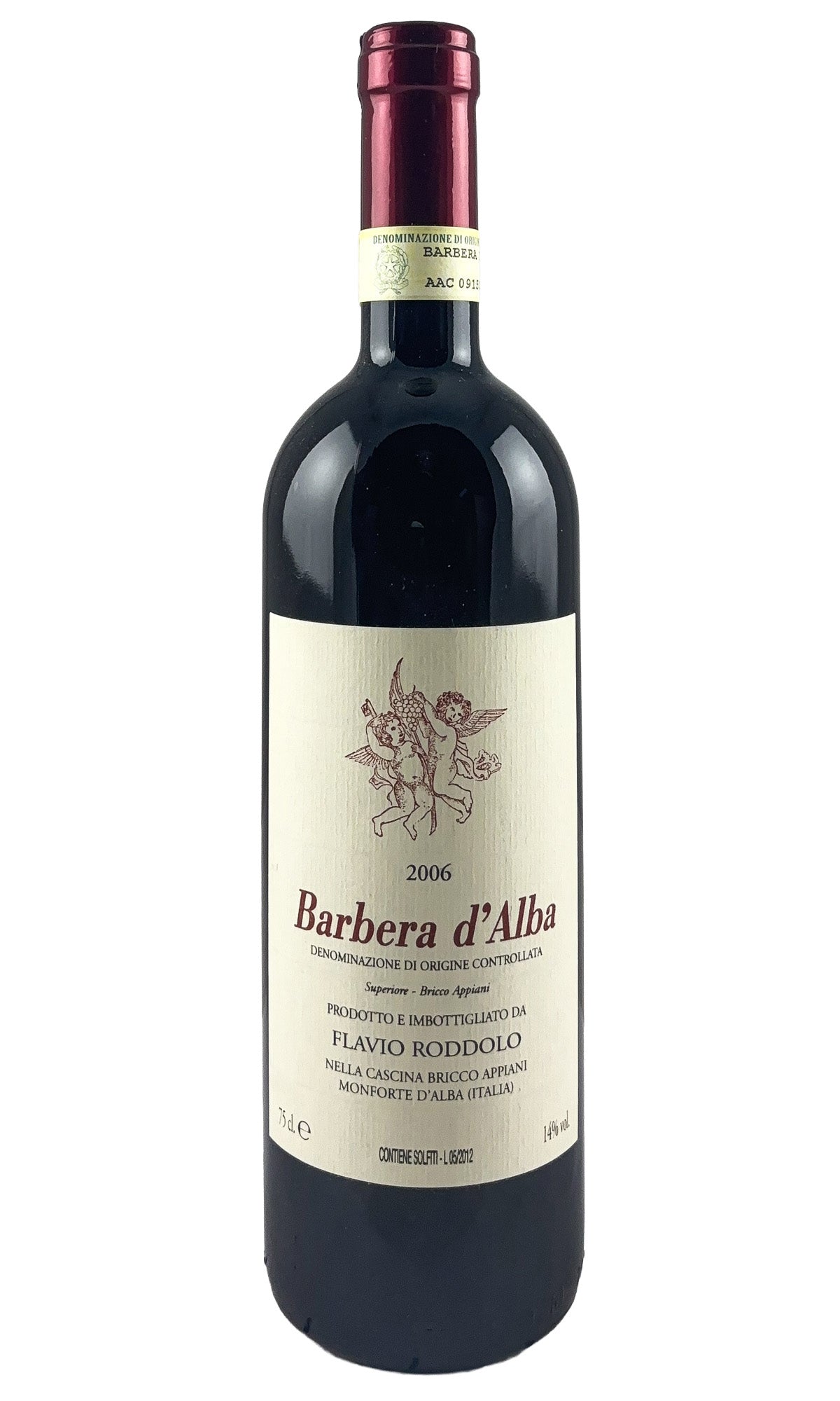 Bottle of Flavio Roddolo, Barbera d'Alba, 2006 - Red Wine - Flatiron Wines & Spirits - New York