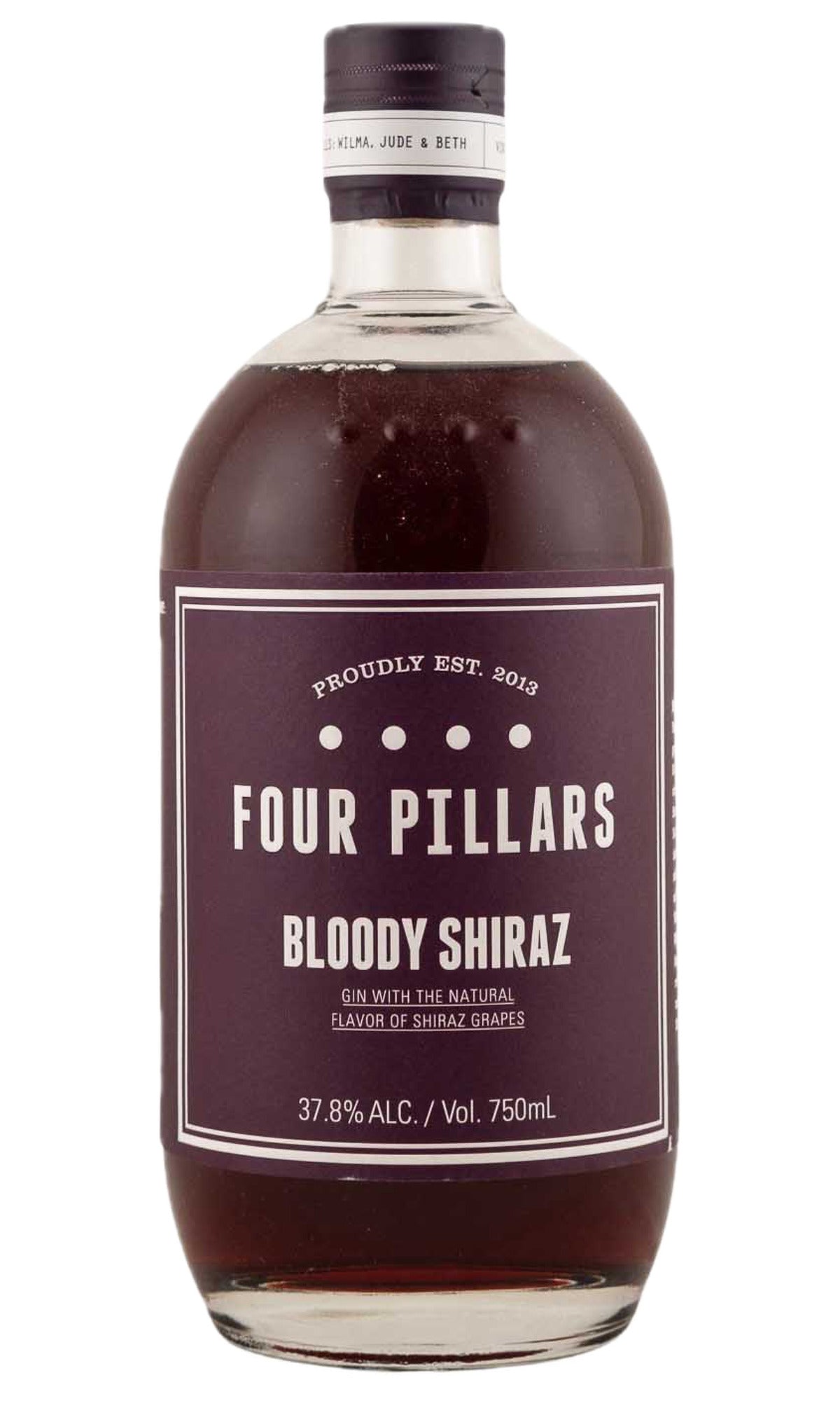 Bottle of Four Pillars, Bloody Shiraz Gin, NV - Spirit - Flatiron Wines & Spirits - New York