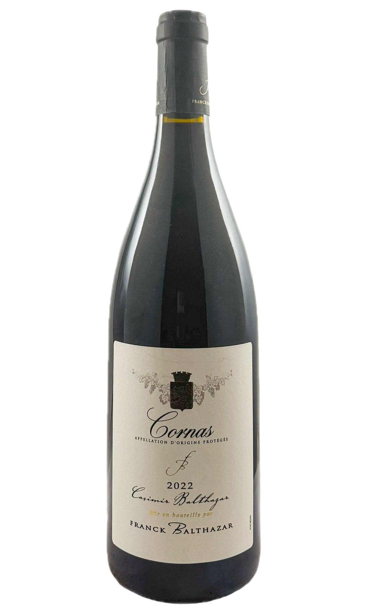 Bottle of Franck Balthazar, Cornas Cuvee Casimir, 2022 - Red Wine - Flatiron Wines & Spirits - New York