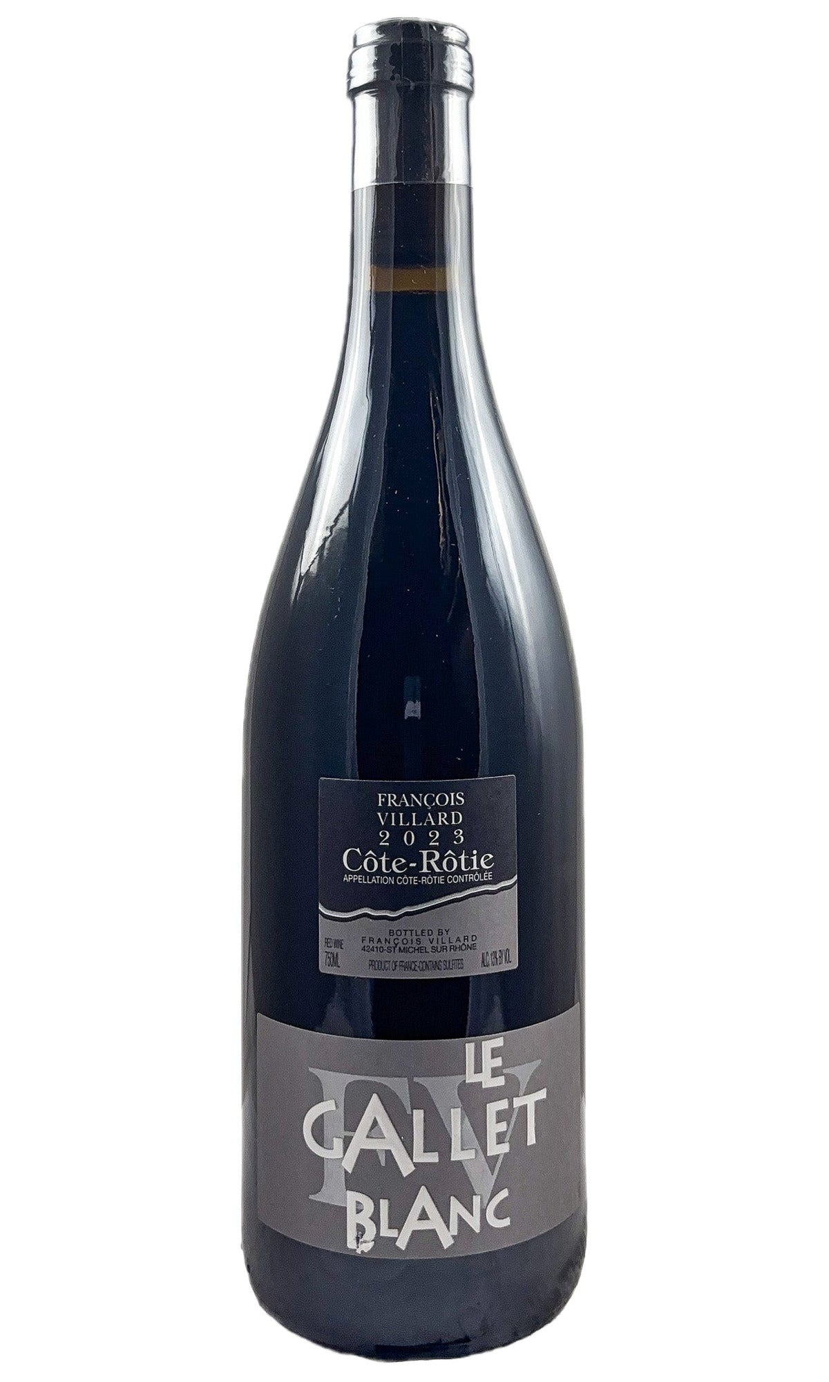 Bottle of Francois Villard, Cote-Rotie "Le Gallet Blanc", 2023 - Red Wine - Flatiron Wines & Spirits - New York