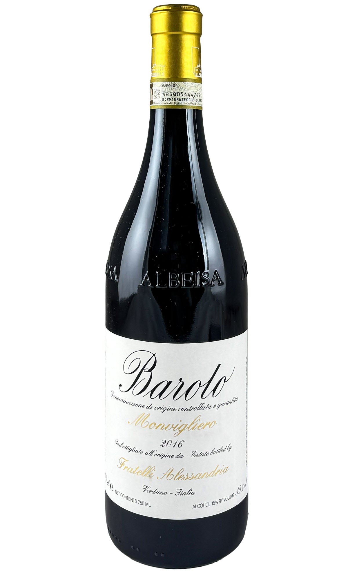 Bottle of Fratelli Alessandria, Barolo Monvigliero, 2016 - Red Wine - Flatiron Wines & Spirits - New York