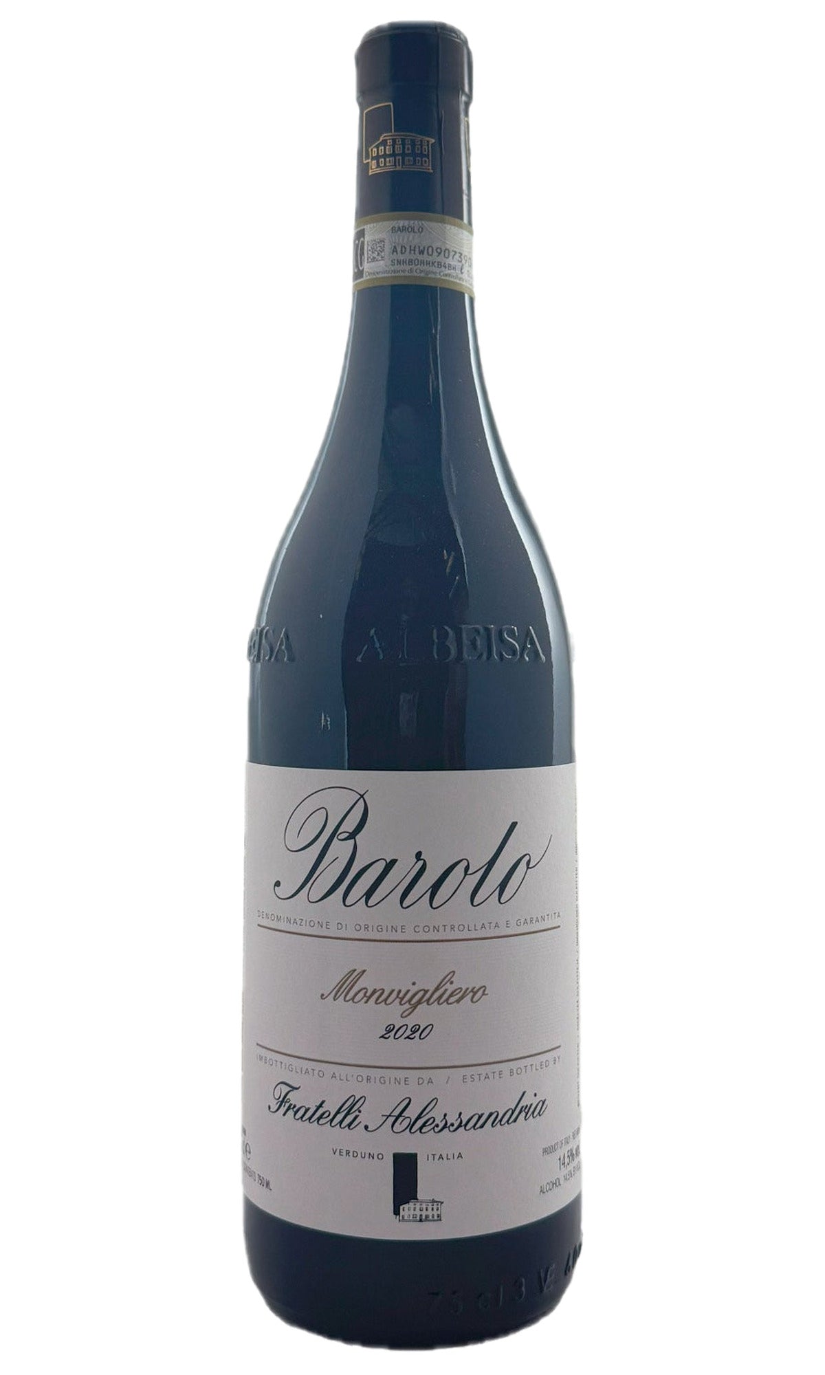 Bottle of Fratelli Alessandria, Barolo Monvigliero, 2020 - Red Wine - Flatiron Wines & Spirits - New York