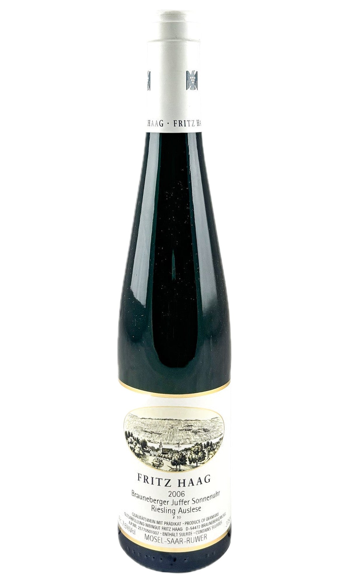 Bottle of Fritz Haag, Riesling Brauneberger Juffer Sonnenuhr Auslese (AP #10), 2006 (375ml) - White Wine - Flatiron Wines & Spirits - New York