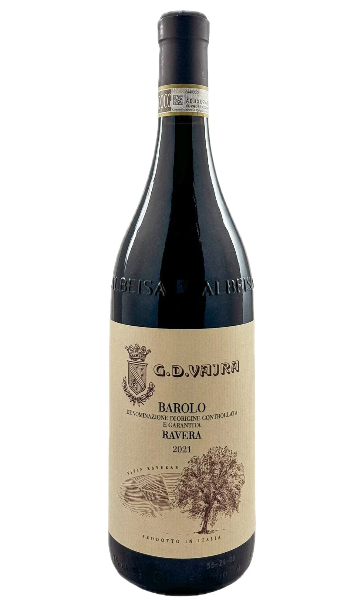 Bottle of G.D. Vajra, Barolo Ravera, 2021 - Red Wine - Flatiron Wines & Spirits - New York