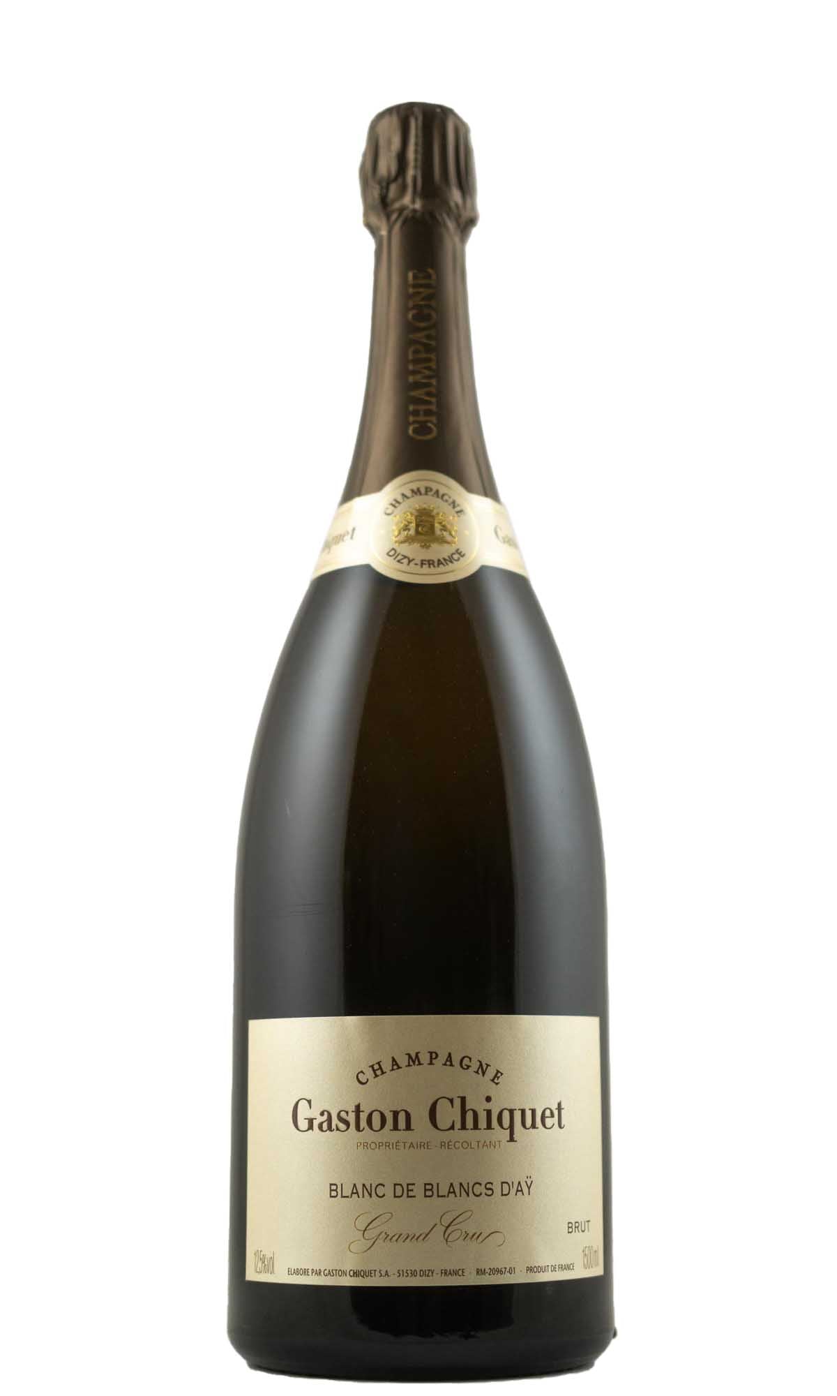 Bottle of Gaston Chiquet, Champagne Blanc de Blancs d'Ay Brut, NV (1.5L) - Sparkling Wine - Flatiron Wines & Spirits - New York