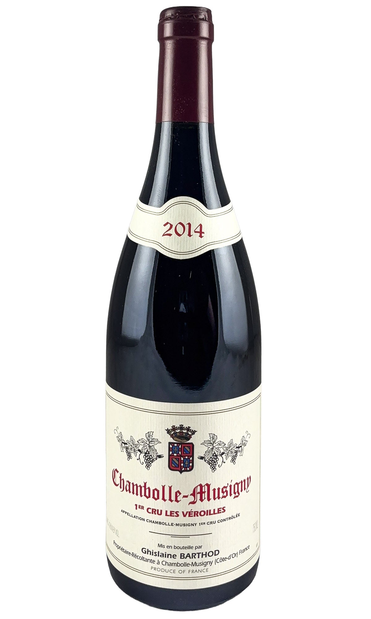 Bottle of Ghislaine Barthod, Chambolle-Musigny 1er Cru Les Veroilles, 2014 - Red Wine - Flatiron Wines & Spirits - New York