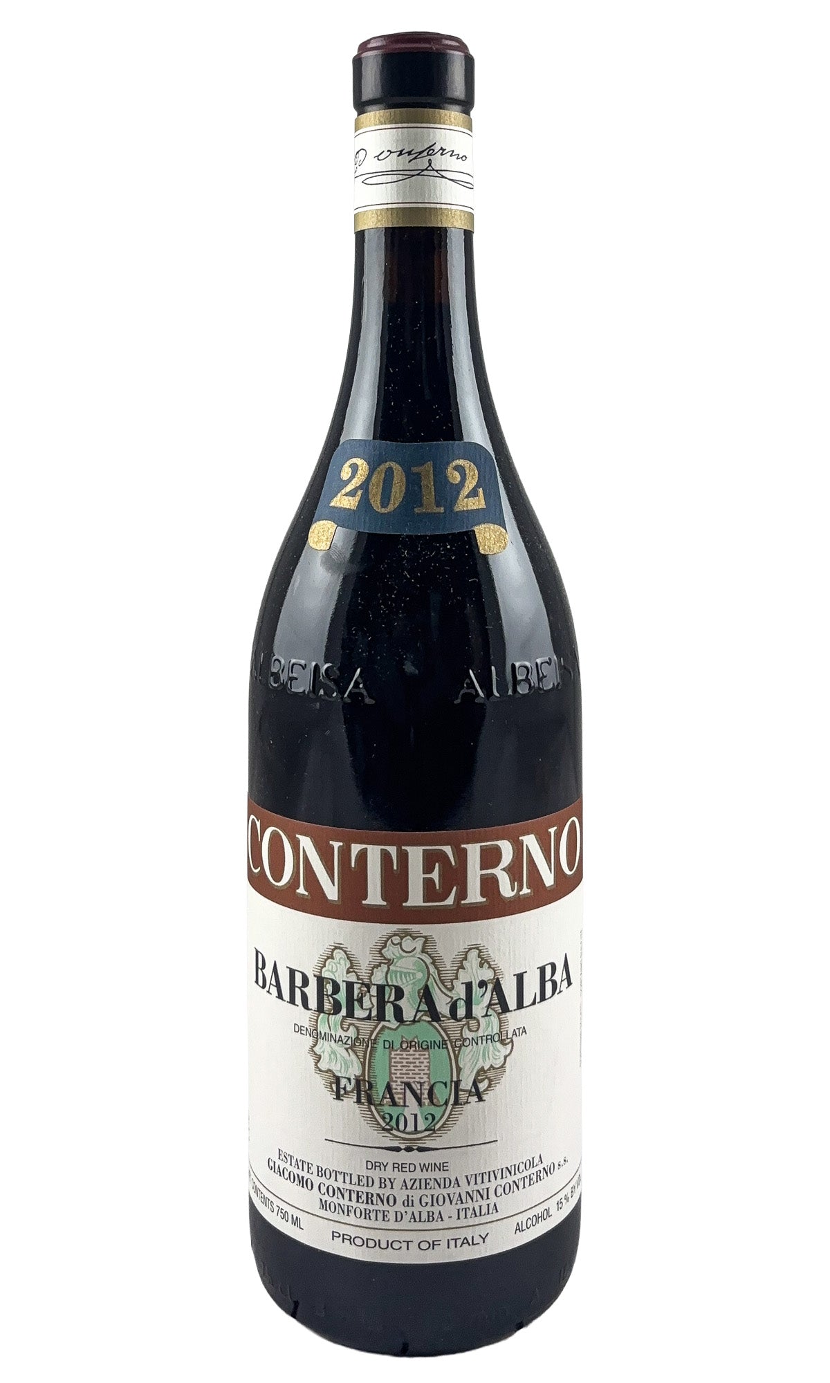 Bottle of Giacomo Conterno, Barbera Cascina Francia, 2012 - Red Wine - Flatiron Wines & Spirits - New York