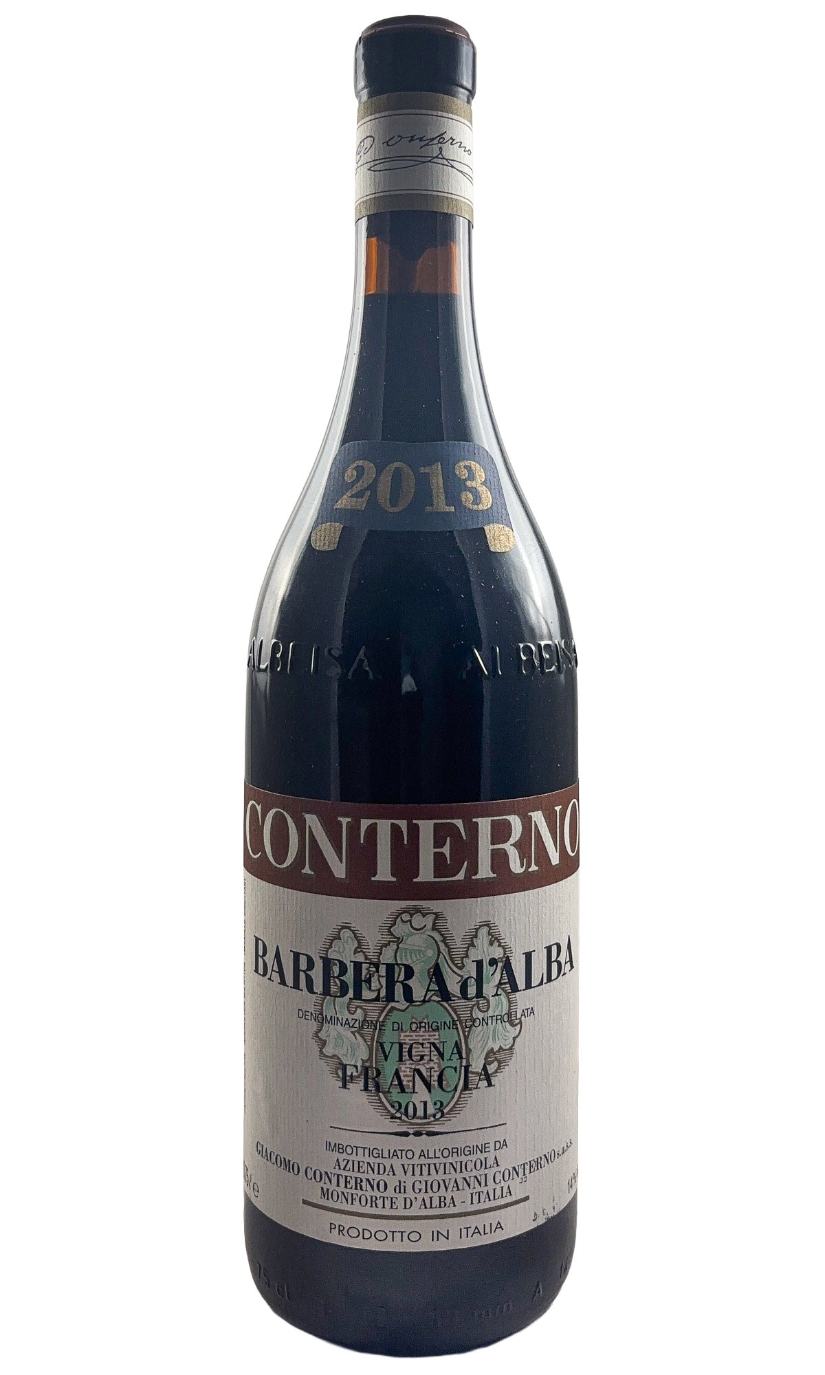 Bottle of Giacomo Conterno, Barbera d'Alba Vigna Francia, 2013 - Red Wine - Flatiron Wines & Spirits - New York