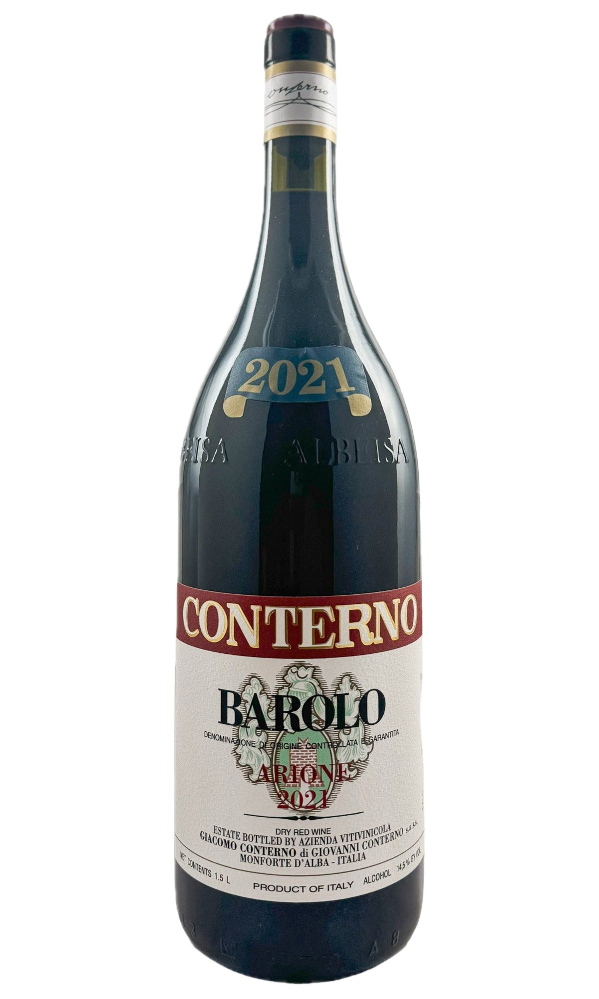 Bottle of Giacomo Conterno, Barolo Arione, 2021 (1.5L) - Red Wine - Flatiron Wines & Spirits - New York
