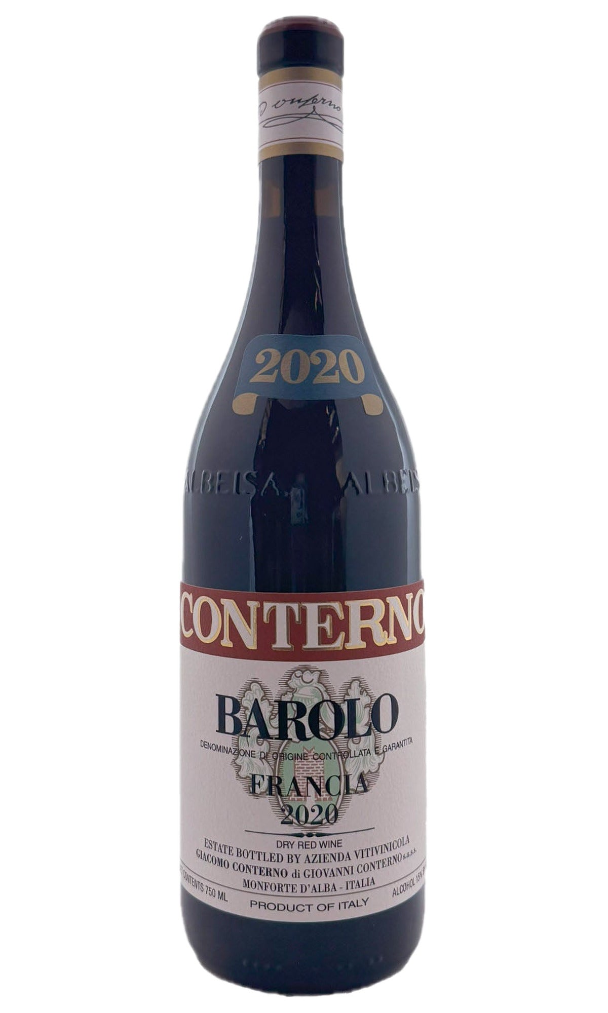 Bottle of Giacomo Conterno, Barolo Francia, 2020 - Red Wine - Flatiron Wines & Spirits - New York