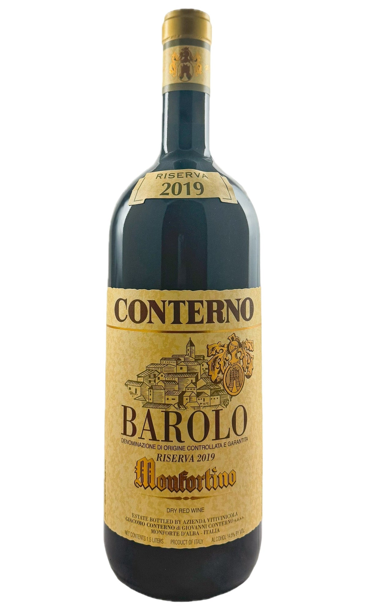 Bottle of Giacomo Conterno, Barolo Monfortino Riserva, 2019 (1.5L) - Red Wine - Flatiron Wines & Spirits - New York
