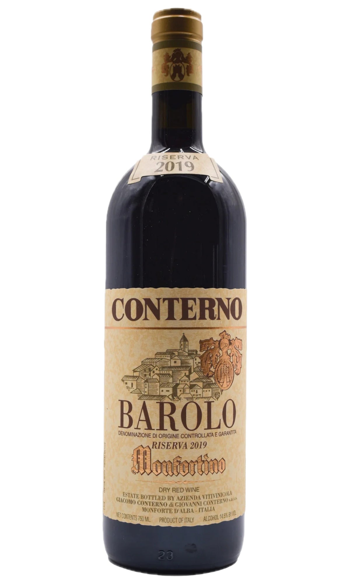 Bottle of Giacomo Conterno, Barolo Monfortino Riserva, 2019 - Red Wine - Flatiron Wines & Spirits - New York