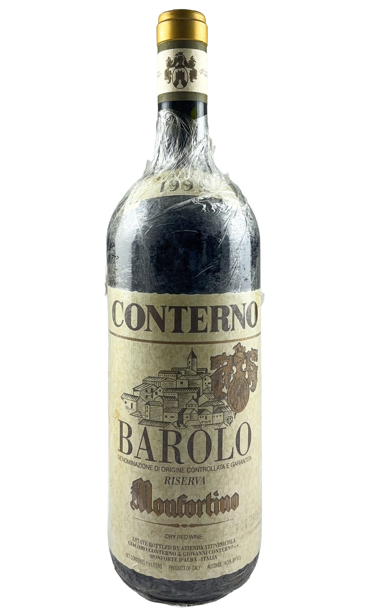 Bottle of Giacomo Conterno, Barolo Riserva Monfortino, 1999 (1.5L) - Red Wine - Flatiron Wines & Spirits - New York