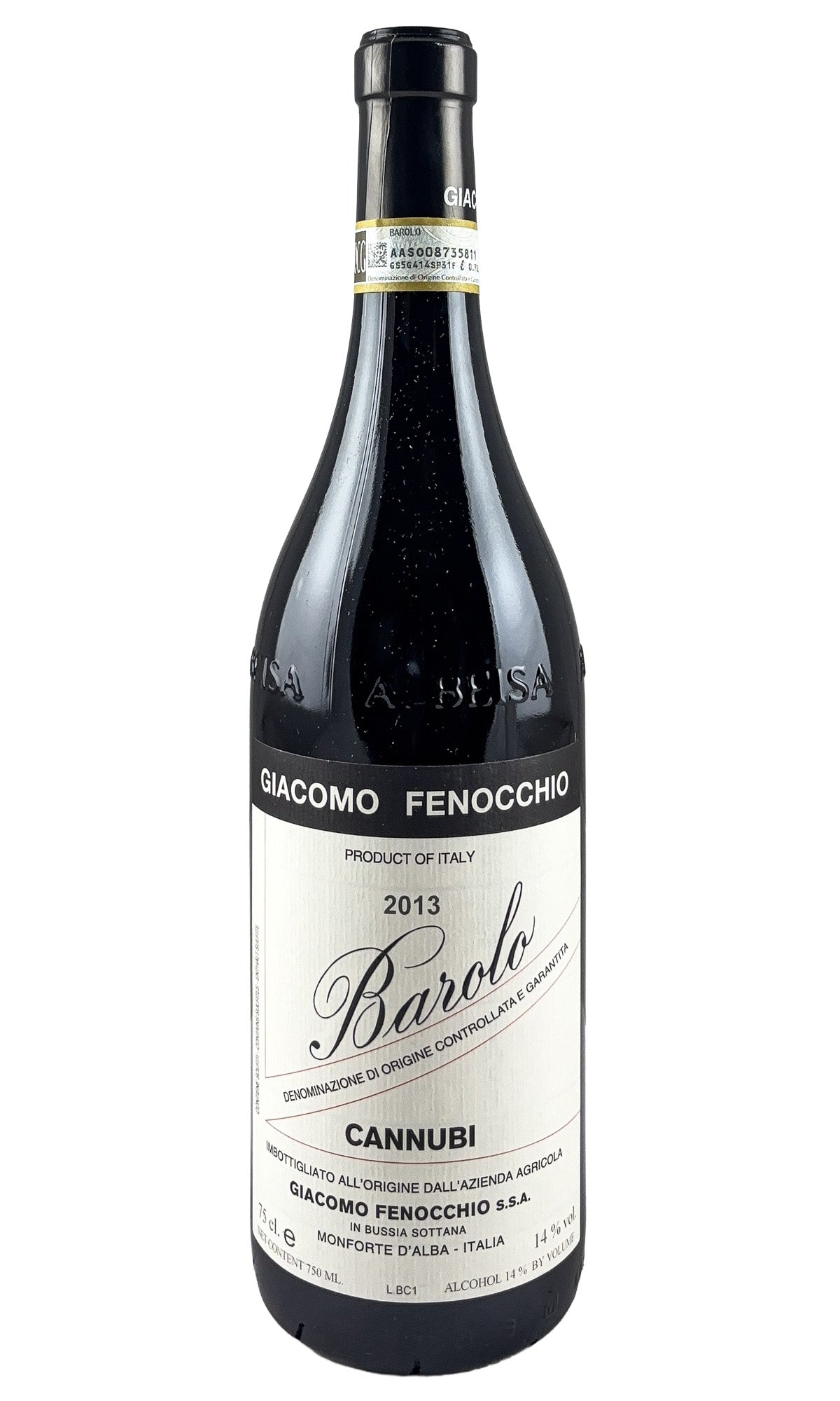Bottle of Giacomo Fenocchio, Barolo Cannubi, 2013 - Red Wine - Flatiron Wines & Spirits - New York