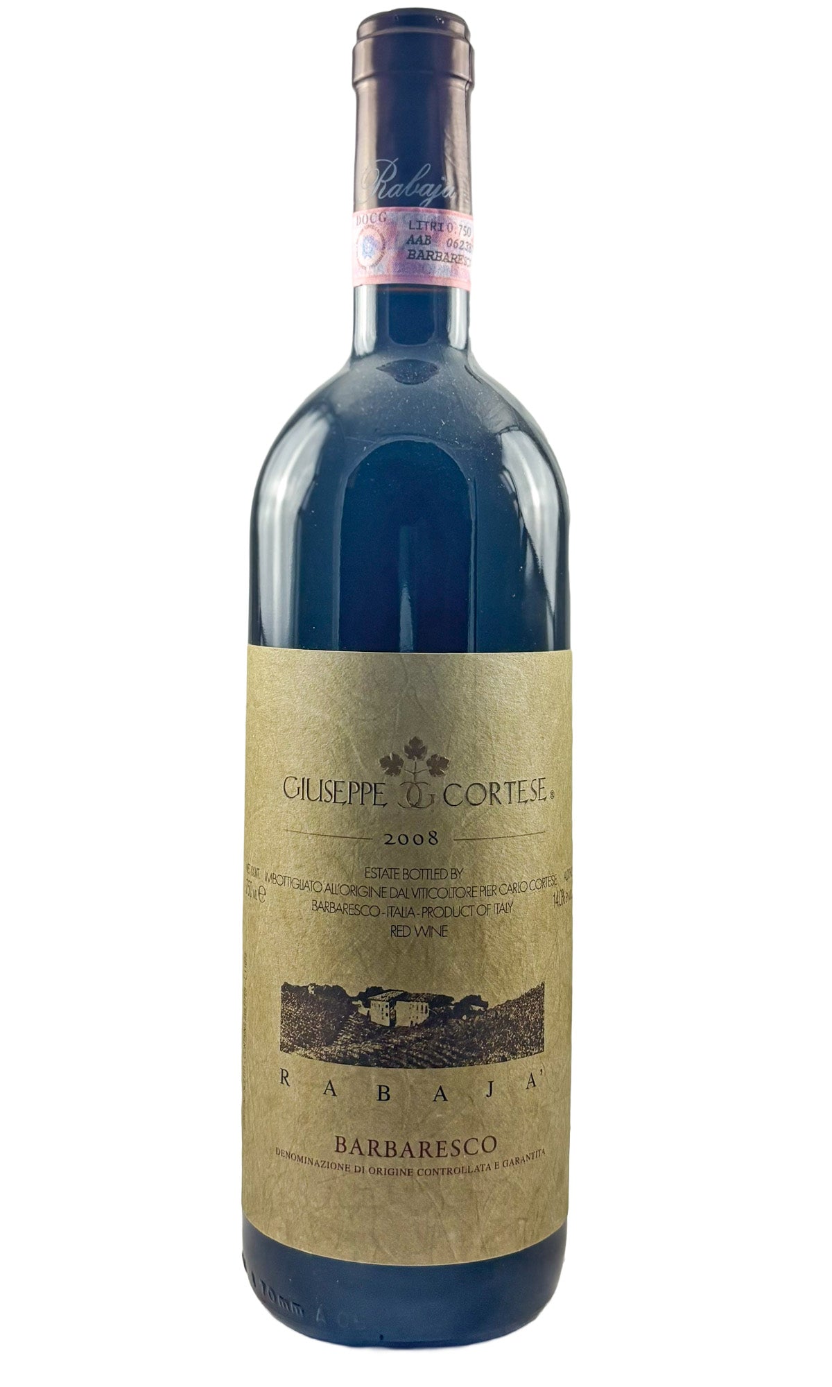 Bottle of Giuseppe Cortese, Barbaresco Rabaja, 2008 - Red Wine - Flatiron Wines & Spirits - New York