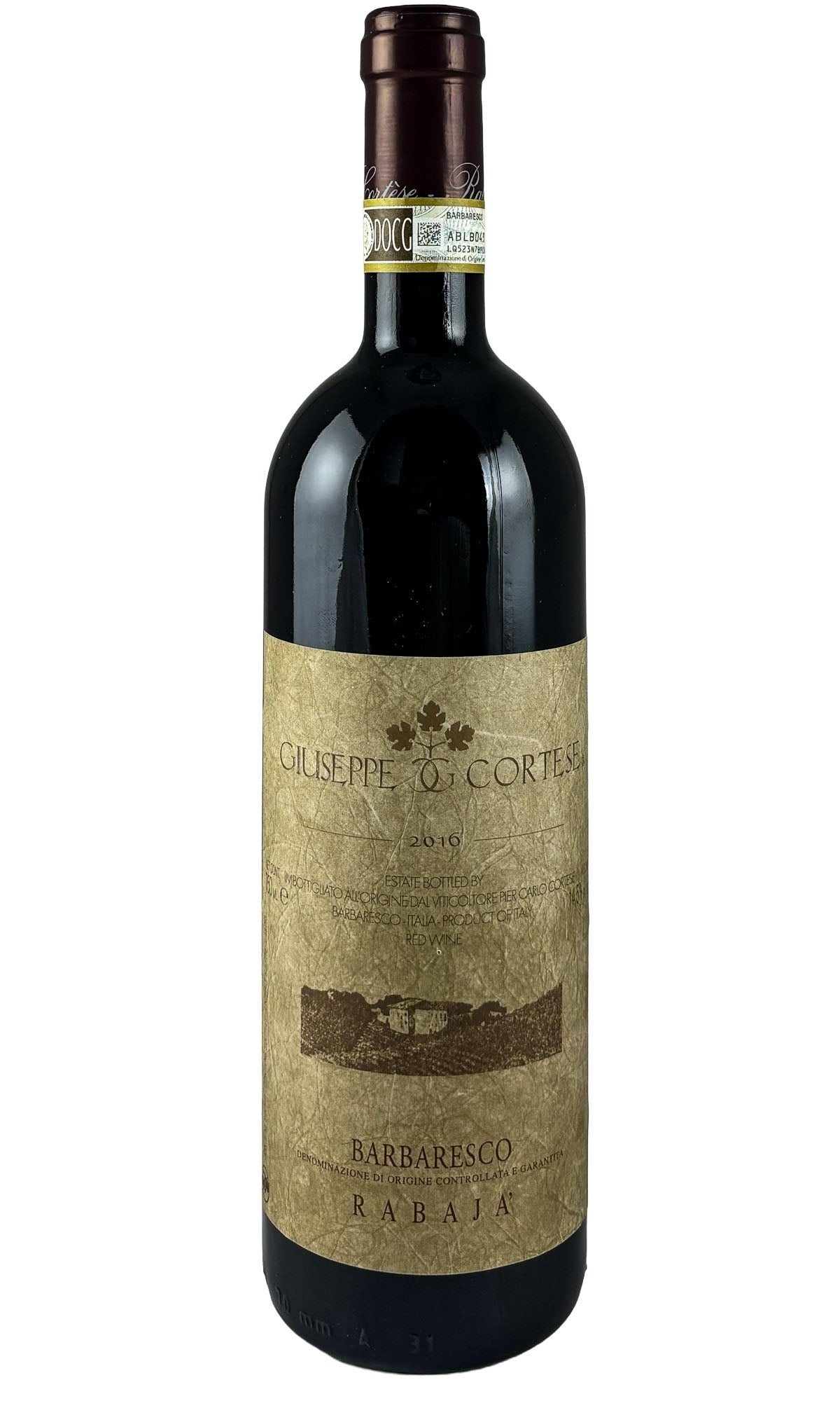 Bottle of Giuseppe Cortese, Barbaresco Rabaja, 2016 - Red Wine - Flatiron Wines & Spirits - New York