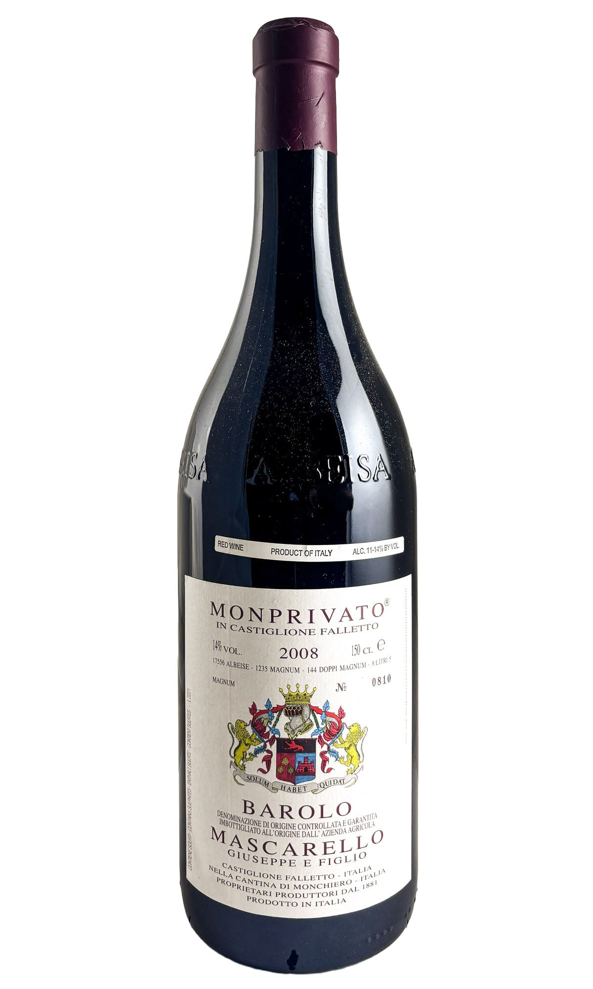 Bottle of Giuseppe Mascarello, Barolo Monprivato, 2008 (1.5L) - Red Wine - Flatiron Wines & Spirits - New York