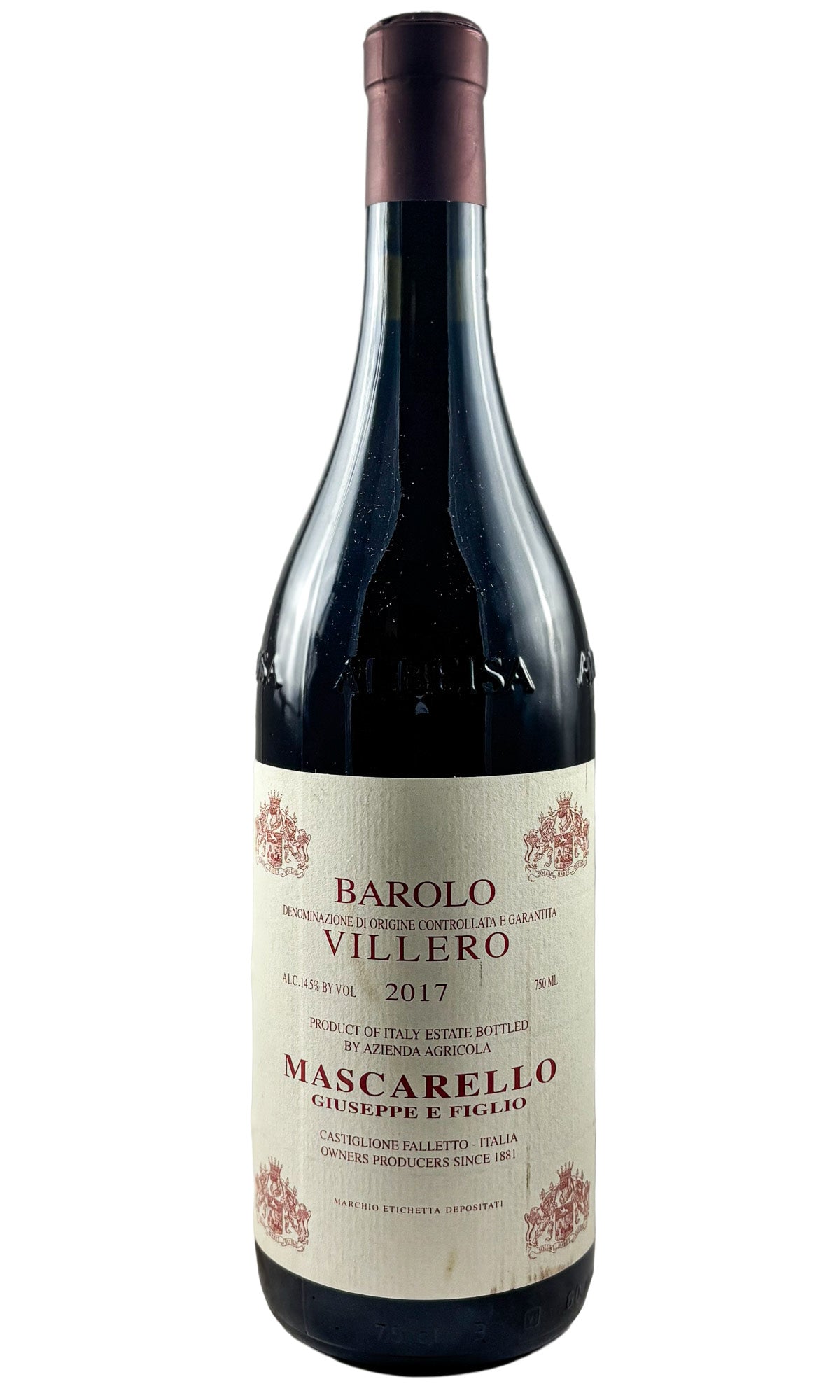 Bottle of Giuseppe Mascarello, Barolo Villero, 2017 - Red Wine - Flatiron Wines & Spirits - New York