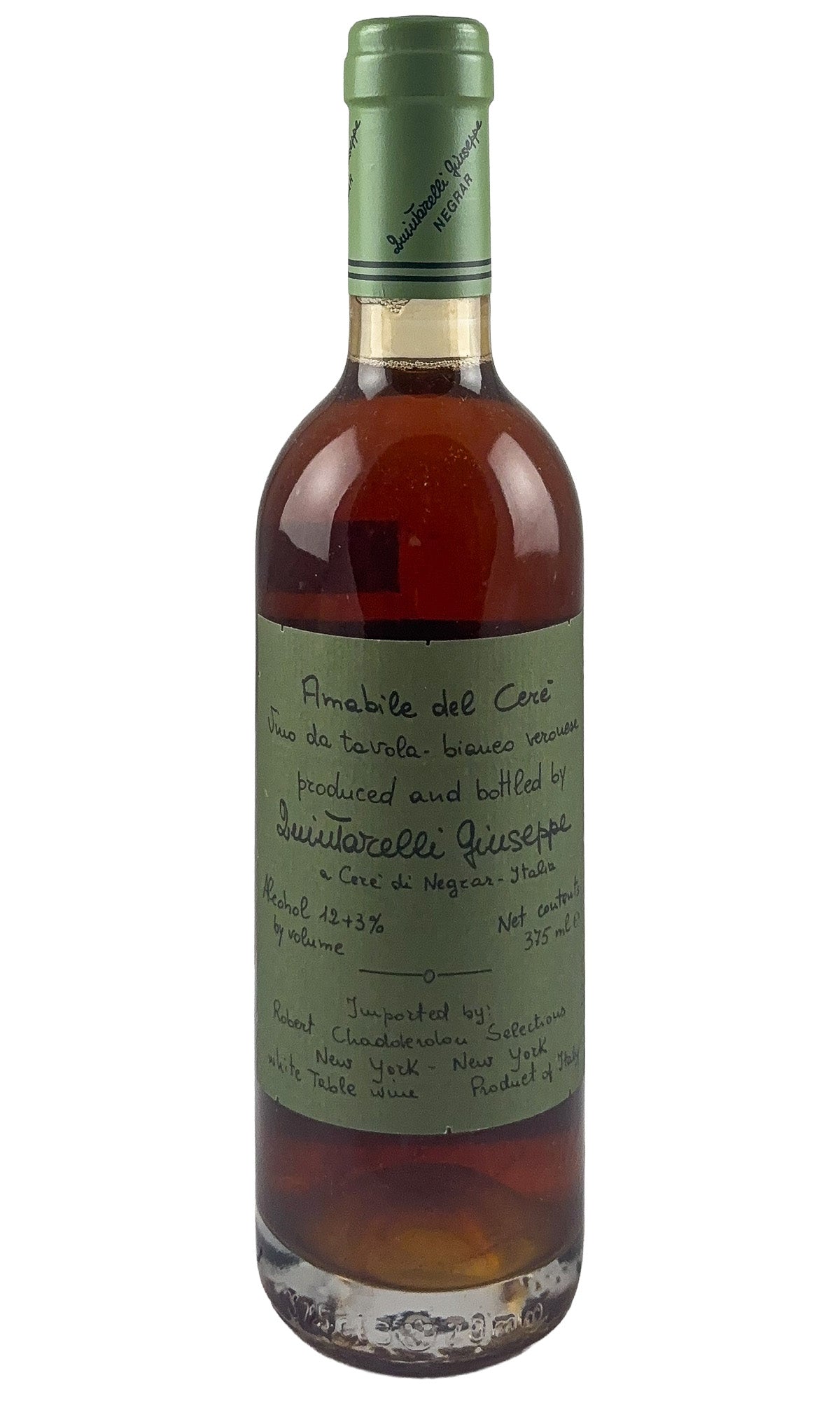 Bottle of Giuseppe Quintarelli, Bandito amable del cere passito bianco, 1985 (375 ml) - Dessert Wine - Flatiron Wines & Spirits - New York