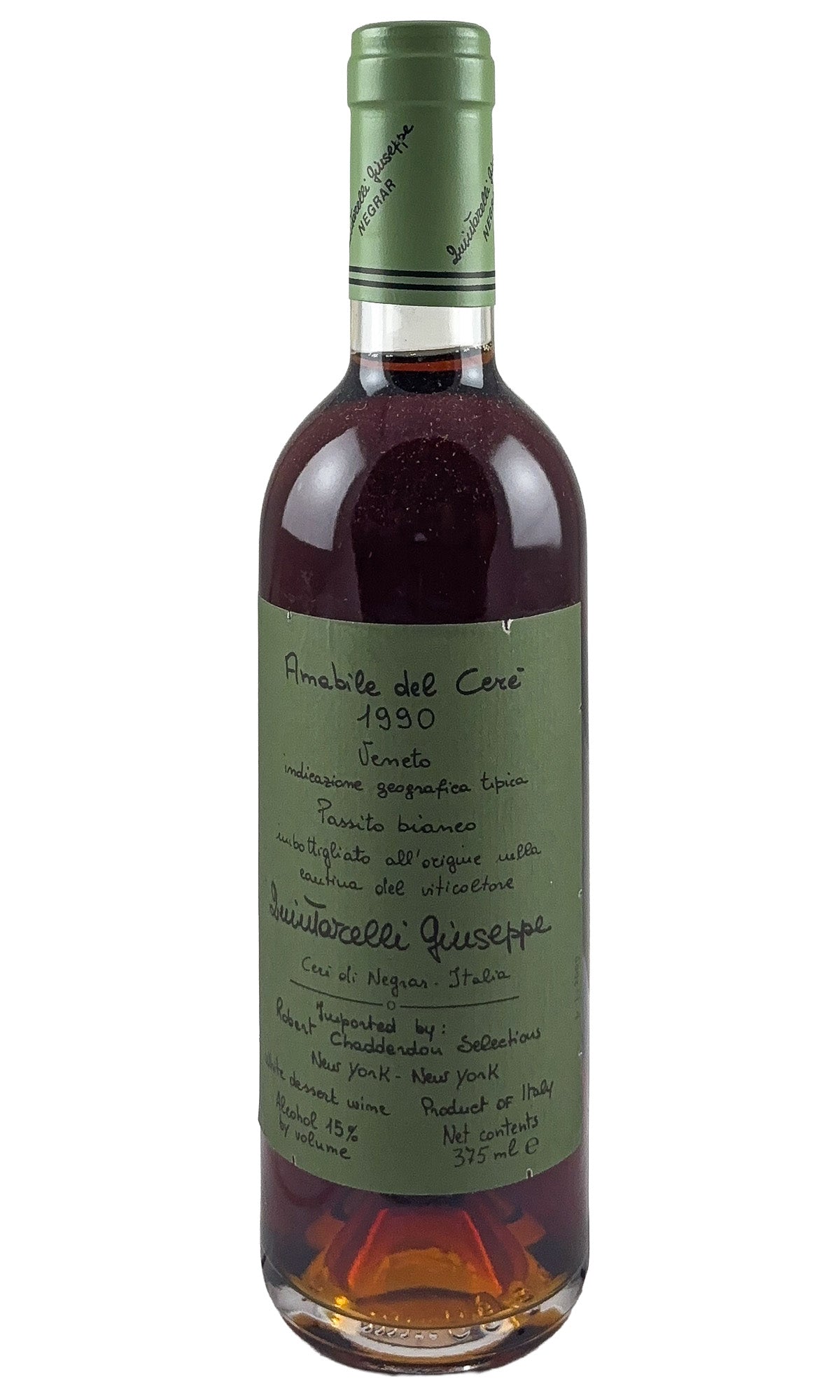 Bottle of Giuseppe Quintarelli, Recioto della Valpolicella Riserva, 1990 - Dessert Wine - Flatiron Wines & Spirits - New York
