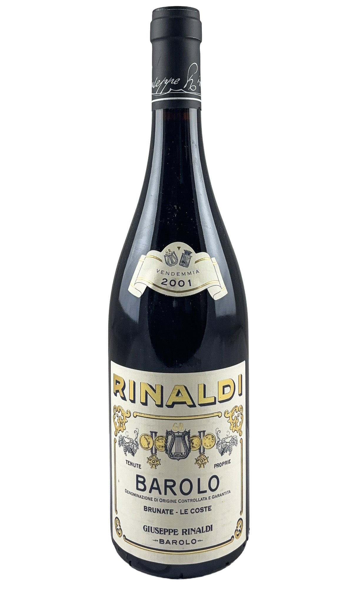 Bottle of Giuseppe Rinaldi, Barolo Brunate-Le Coste', 2001 - Red Wine - Flatiron Wines & Spirits - New York