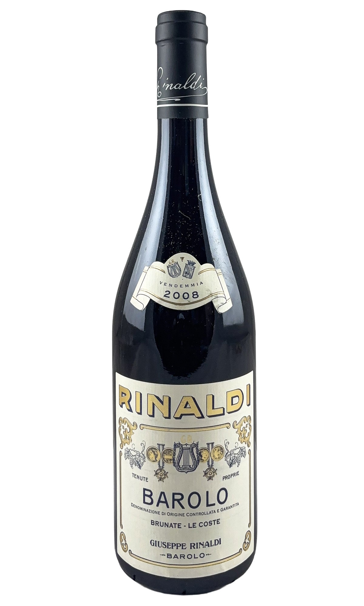 Bottle of Giuseppe Rinaldi, Barolo Brunate-Le Coste', 2008 - Red Wine - Flatiron Wines & Spirits - New York