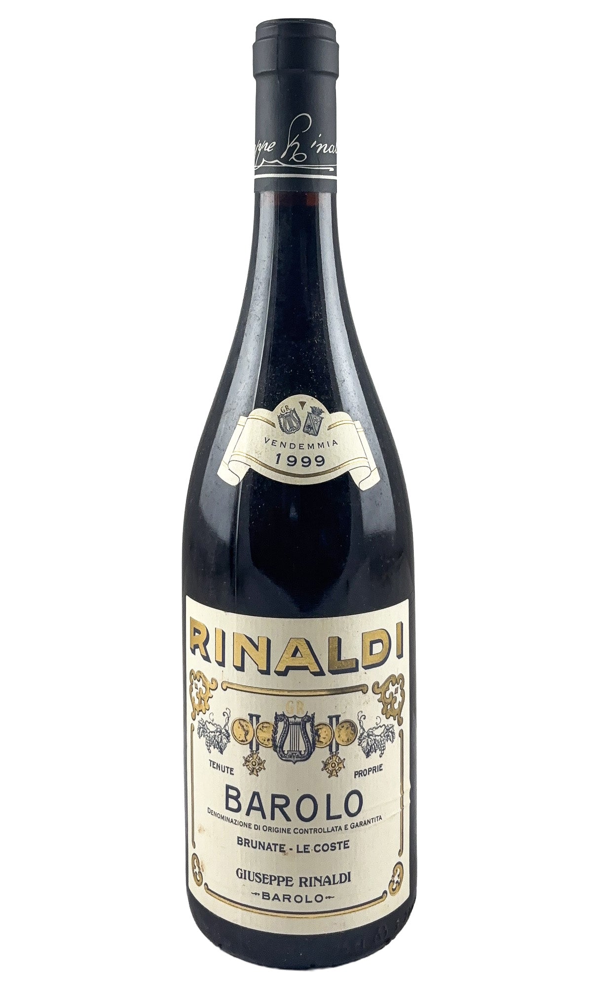 Bottle of Giuseppe Rinaldi, Barolo Brunate la Coste, 1999 - Red Wine - Flatiron Wines & Spirits - New York
