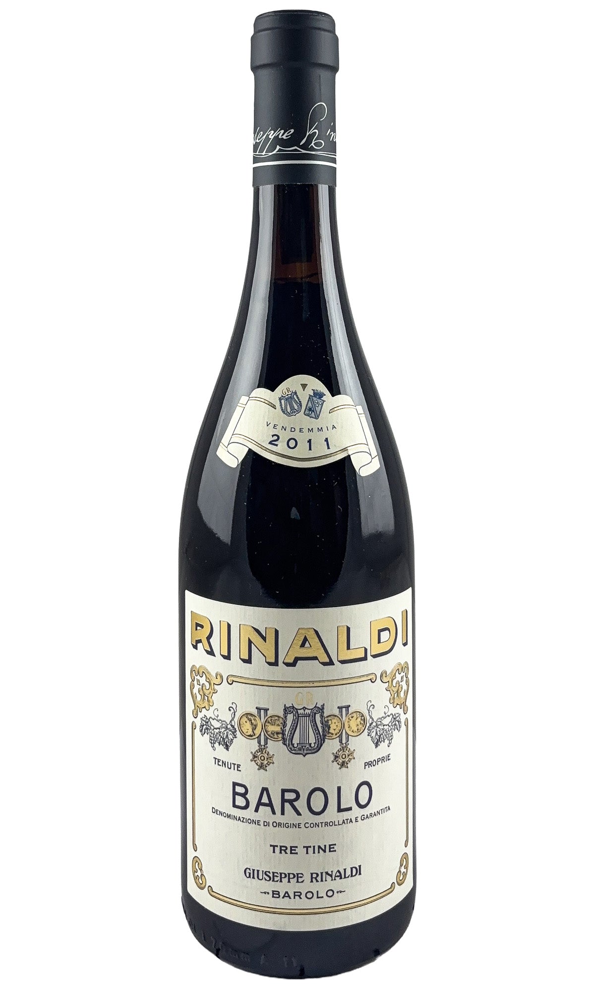 Bottle of Giuseppe Rinaldi, Barolo Tre Tine, 2011 - Red Wine - Flatiron Wines & Spirits - New York