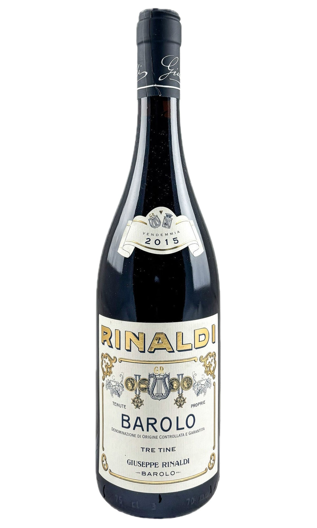Bottle of Giuseppe Rinaldi, Barolo Tre Tine, 2015 - Red Wine - Flatiron Wines & Spirits - New York
