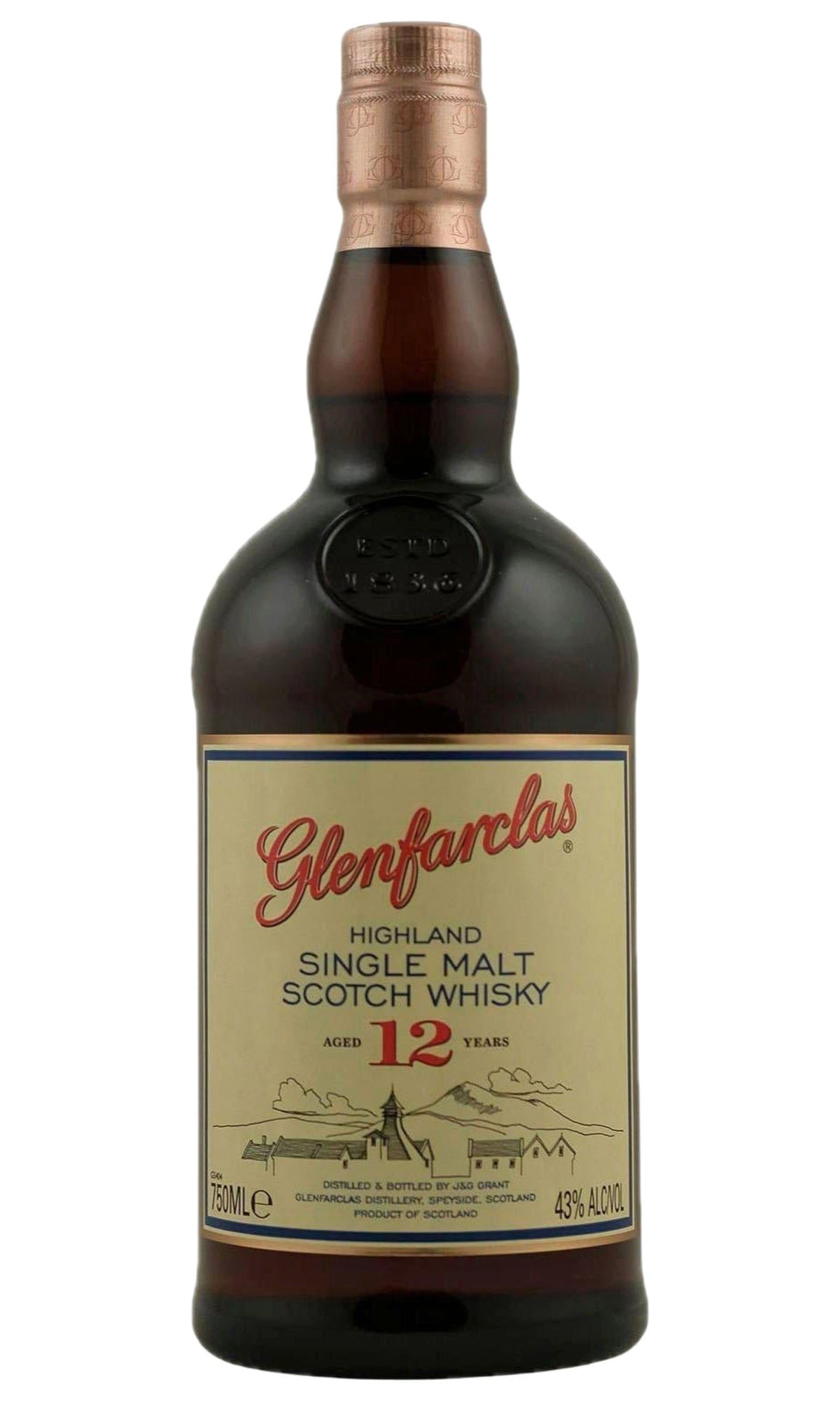 Bottle of Glenfarclas, Single Malt Scotch, 12 Year - Spirit - Flatiron Wines & Spirits - New York