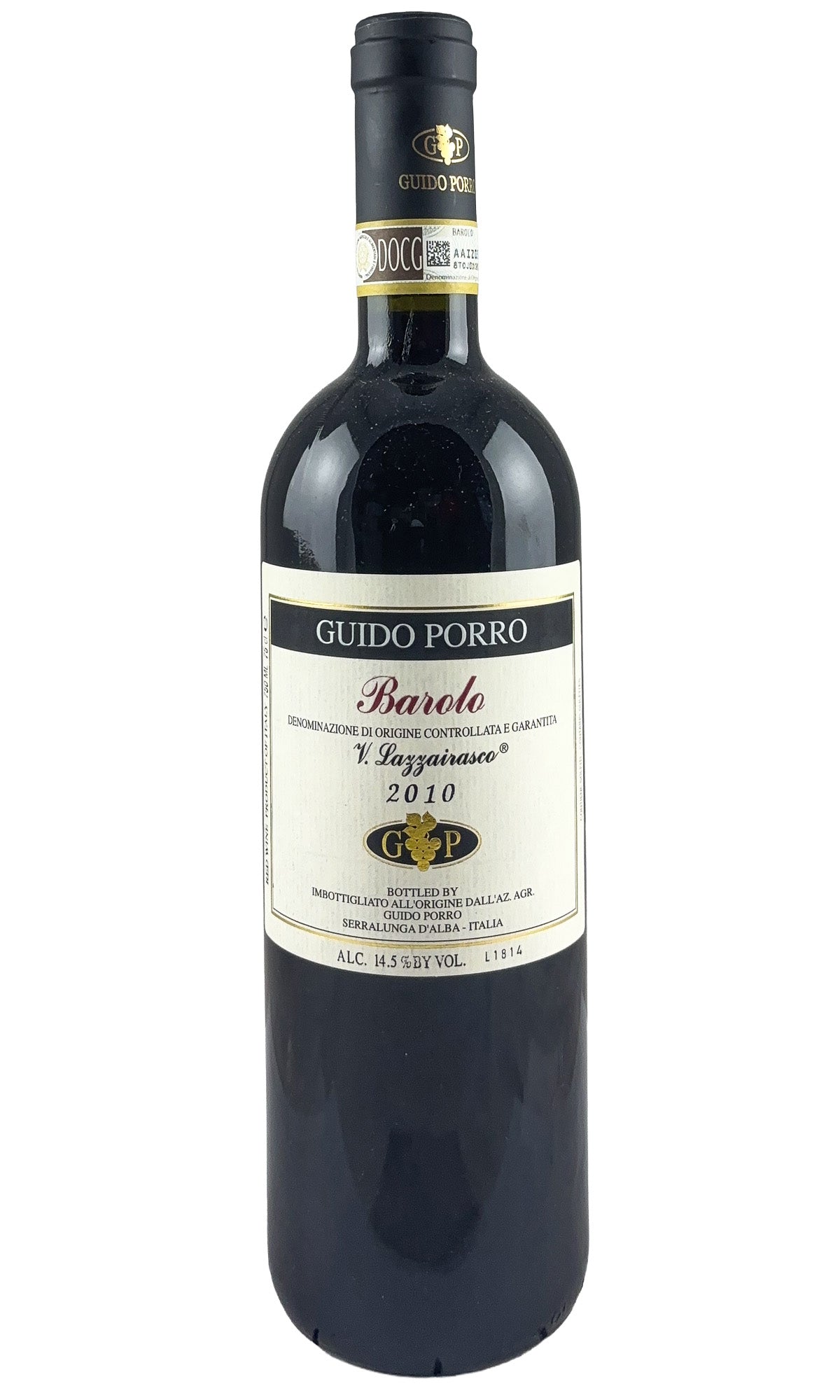 Bottle of Guido Porro, Barolo Lazzairasco, 2010 - Red Wine - Flatiron Wines & Spirits - New York