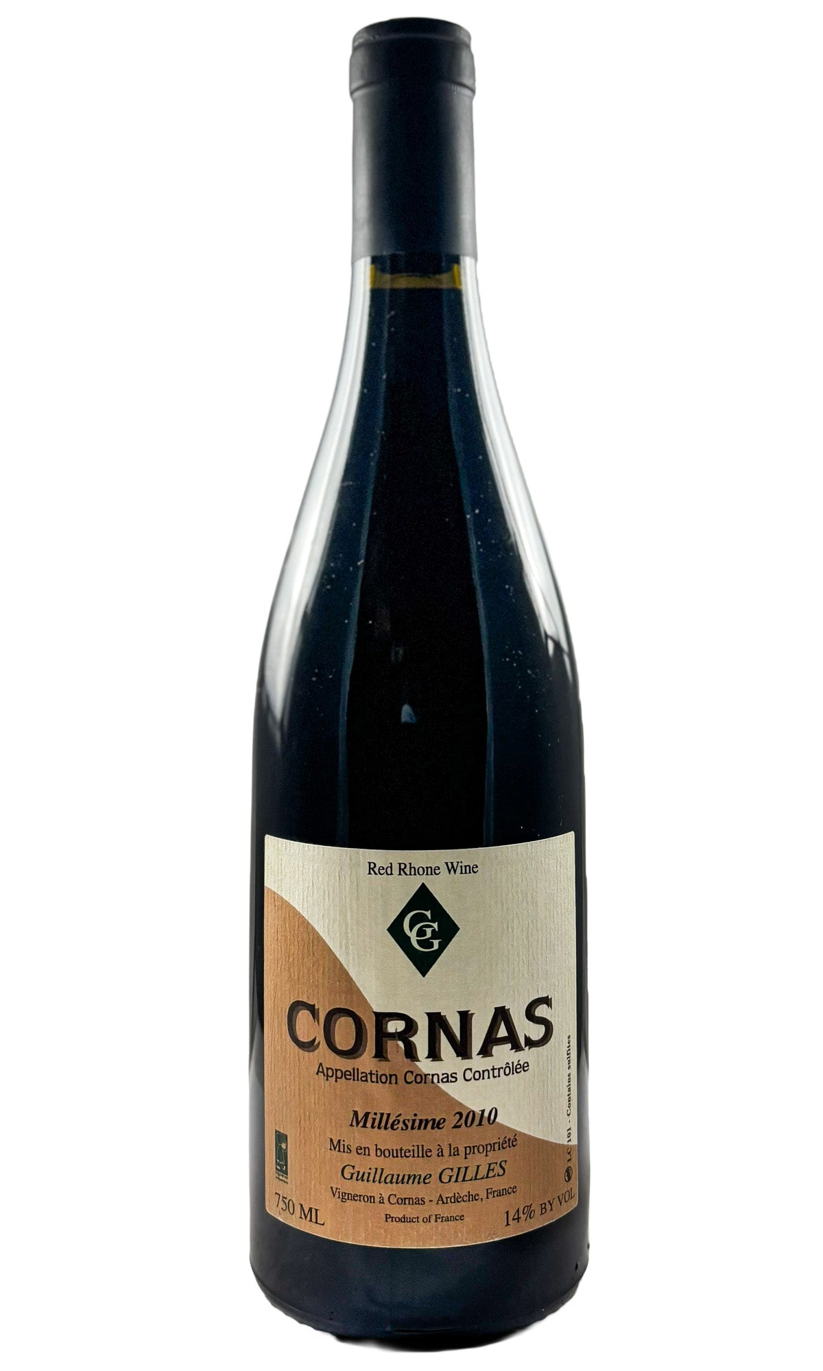 Bottle of Guillaume Gilles, Cornas, 2010 - Red Wine - Flatiron Wines & Spirits - New York