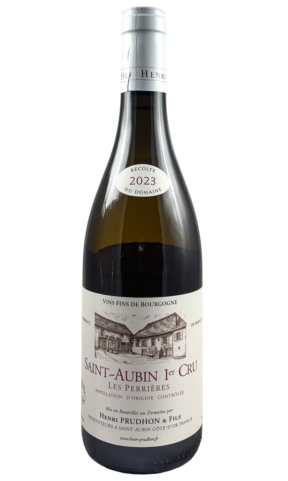 Bottle of Henri Prudhon, Saint-Aubin Blanc 1er Cru Les Perrieres, 2023 - White Wine - Flatiron Wines & Spirits - New York
